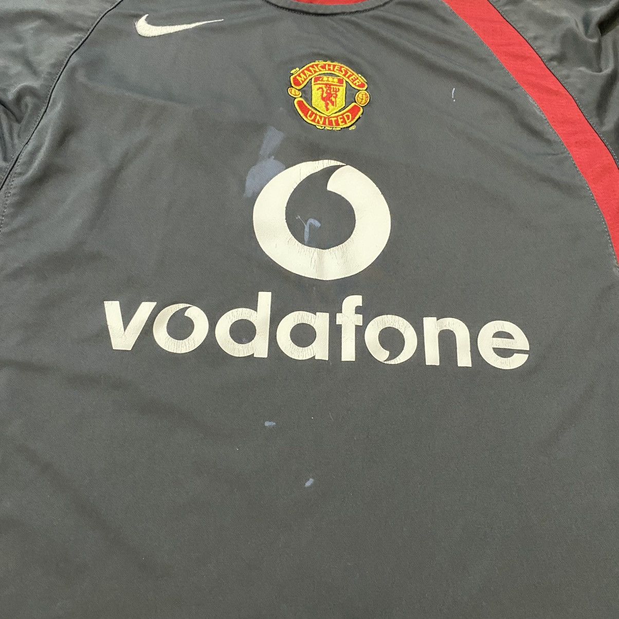 Nike VINTAGE NIKE MANCHESTER UNITED TEE SOCCER JERSEY CENTER LOGO Size US M / EU 48-50 / 2 - 5 Thumbnail