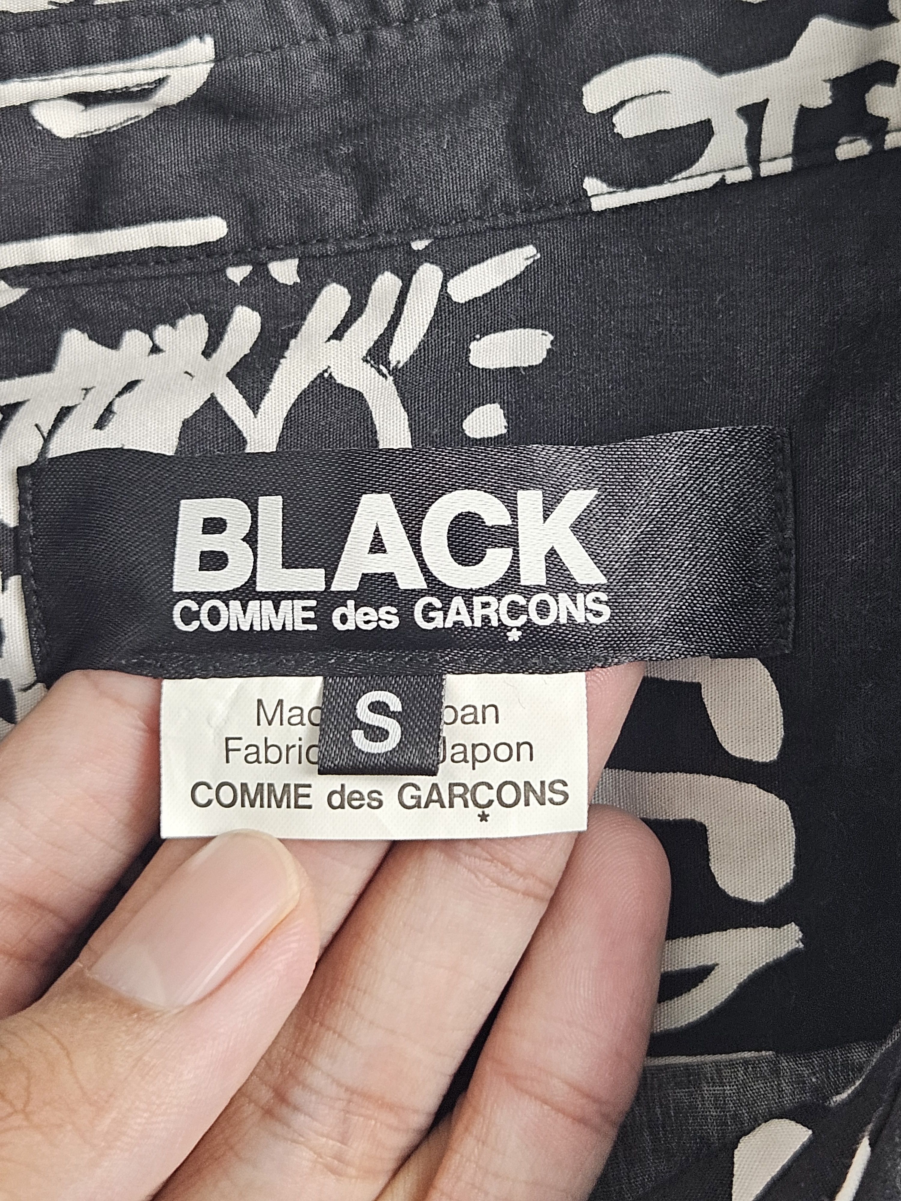 Comme des Garcons Black Comme des Garçons CDG musical notes shirt Size US S / EU 44-46 / 1 - 4 Thumbnail