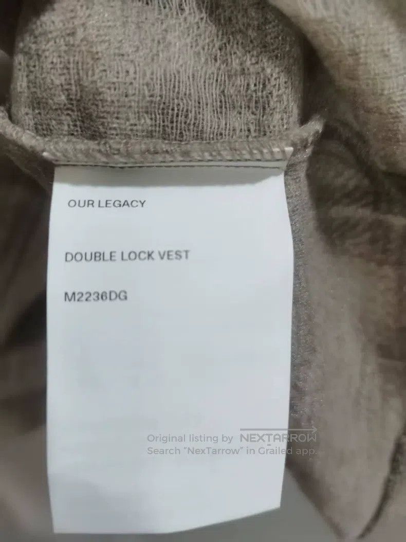 Our Legacy Our Legacy V-neck vest Size US M / EU 48-50 / 2 - 3 Thumbnail