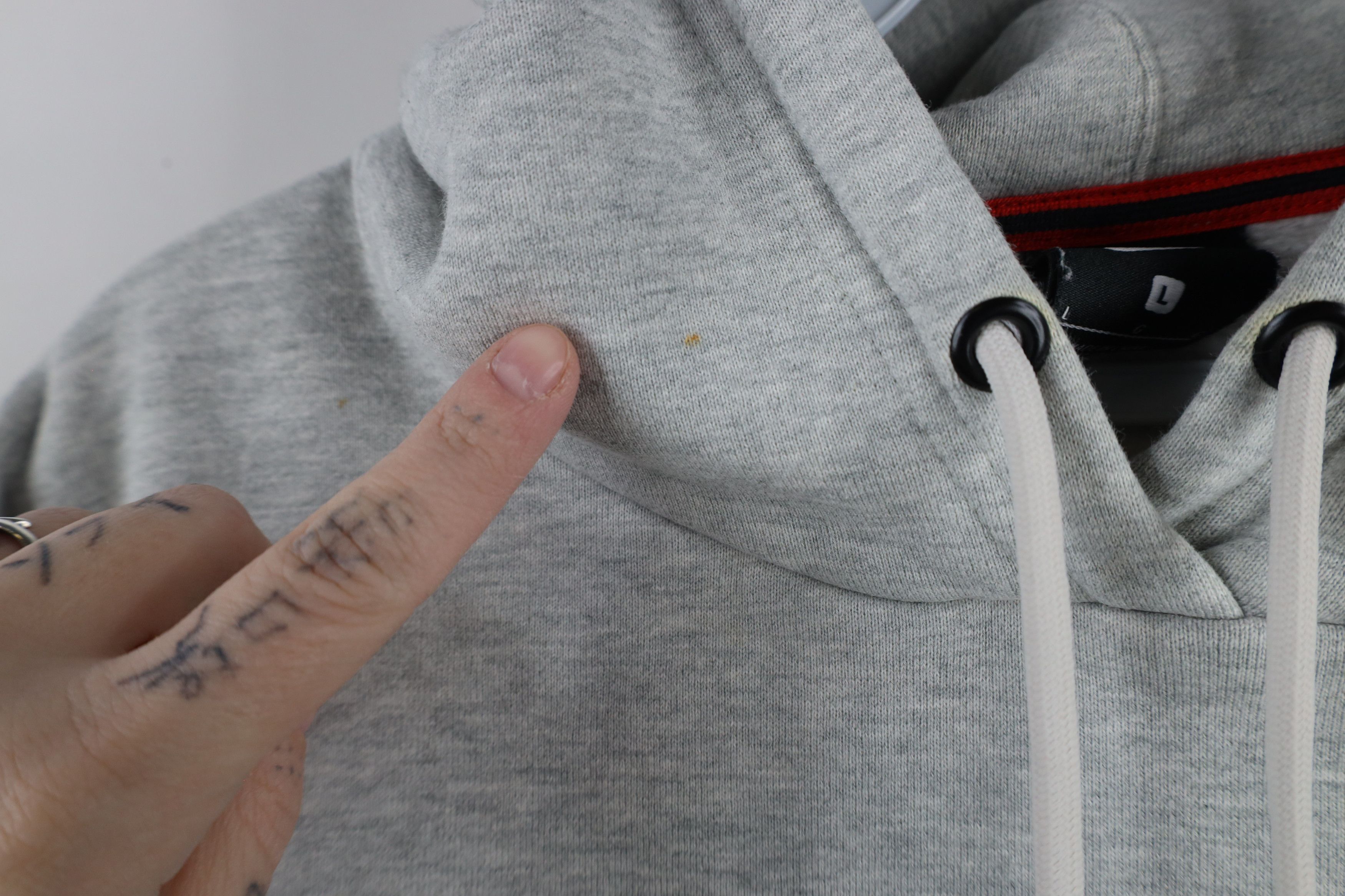 Nike × Vintage Nike Kyrie Irving Heavyweight Hoodie Sweatshirt Heather Gray Size L / US 10 / IT 46 - 6 Thumbnail