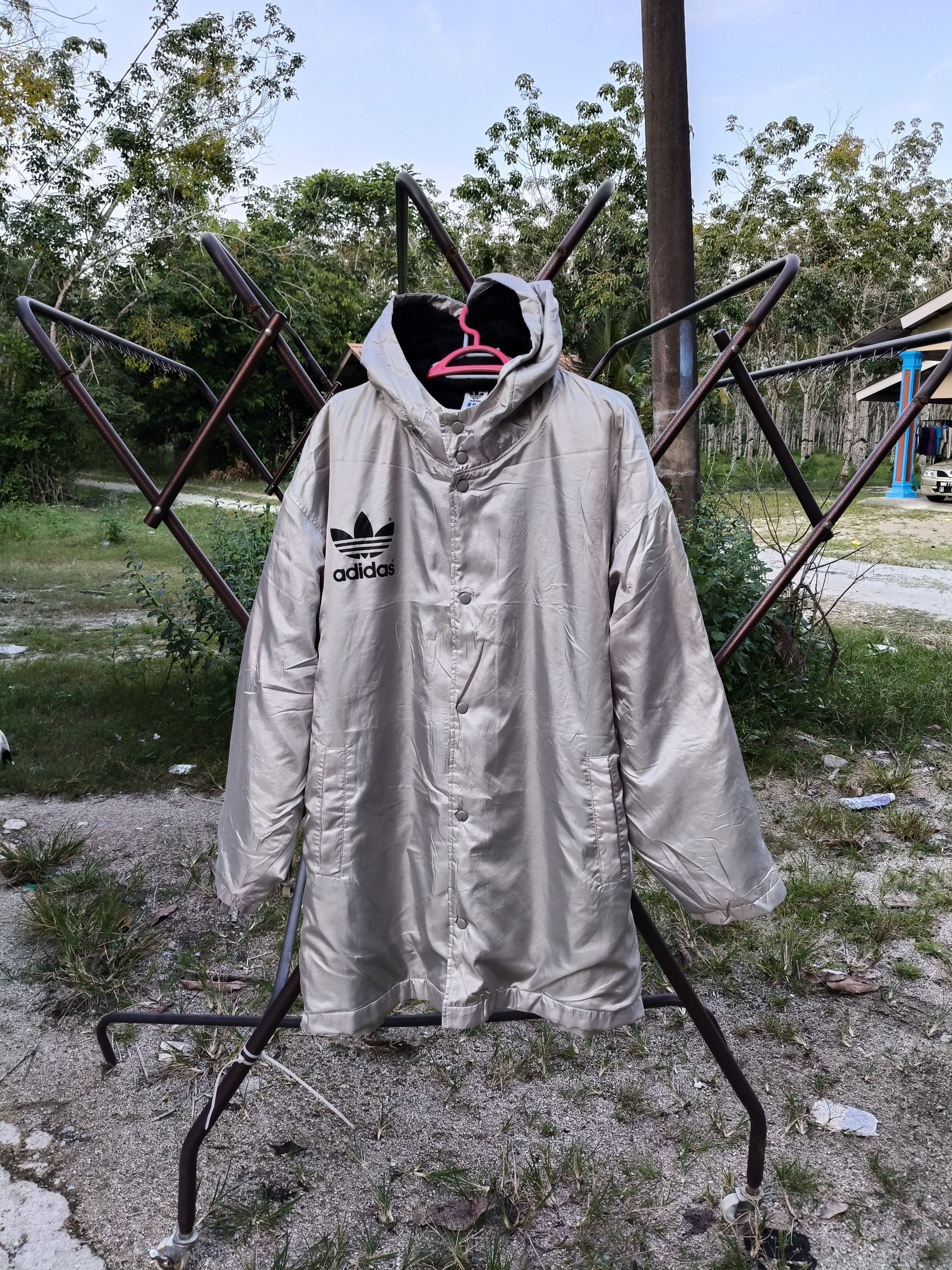 Adidas Vintage Adidas Parka Sherpa Jacket Size US L / EU 52-54 / 3 - 2 Thumbnail
