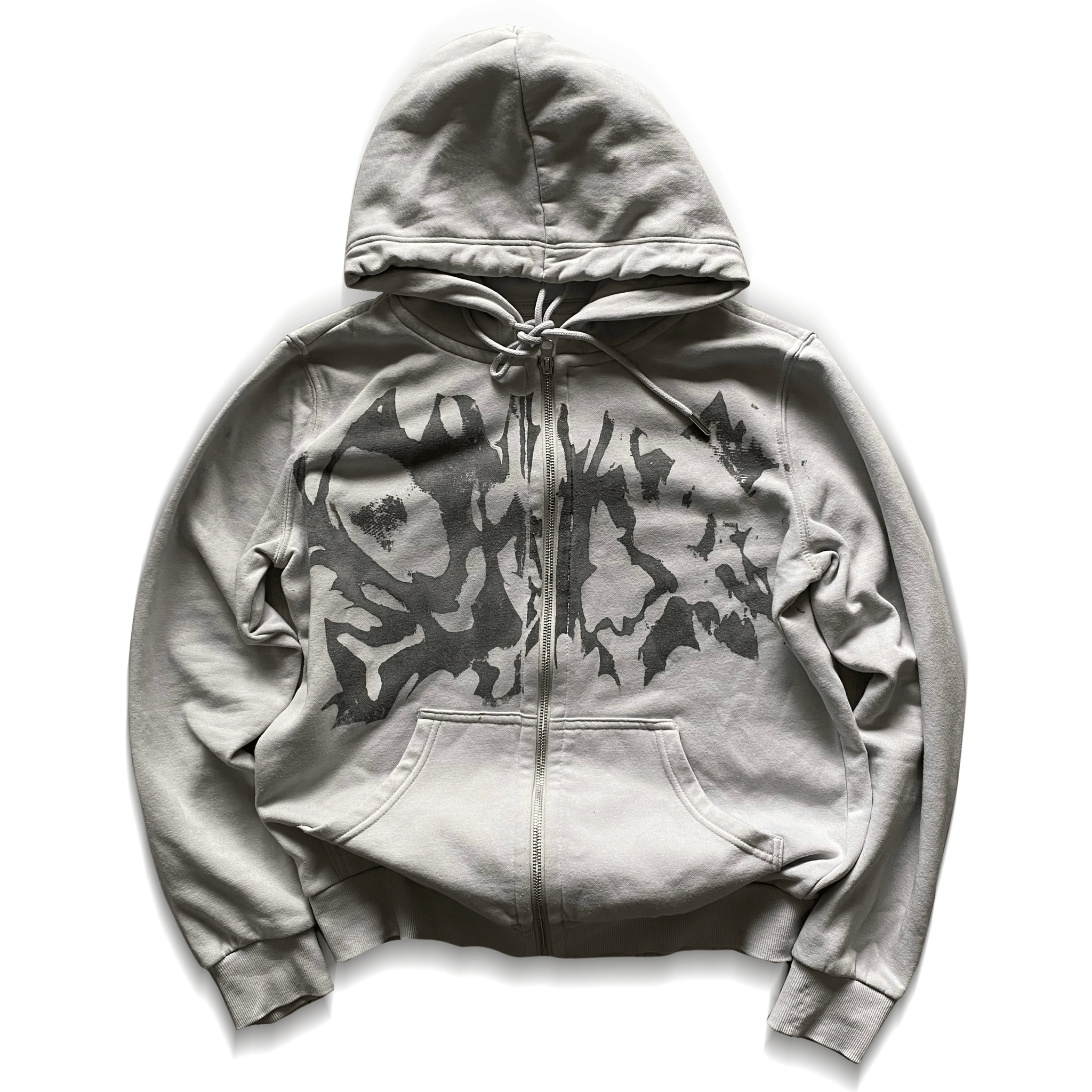 Vintage VINTAGE PUNK AVANTGARDE GRUNGE HOODIE SKULL Size US S / EU 44-46 / 1 - 2 Thumbnail