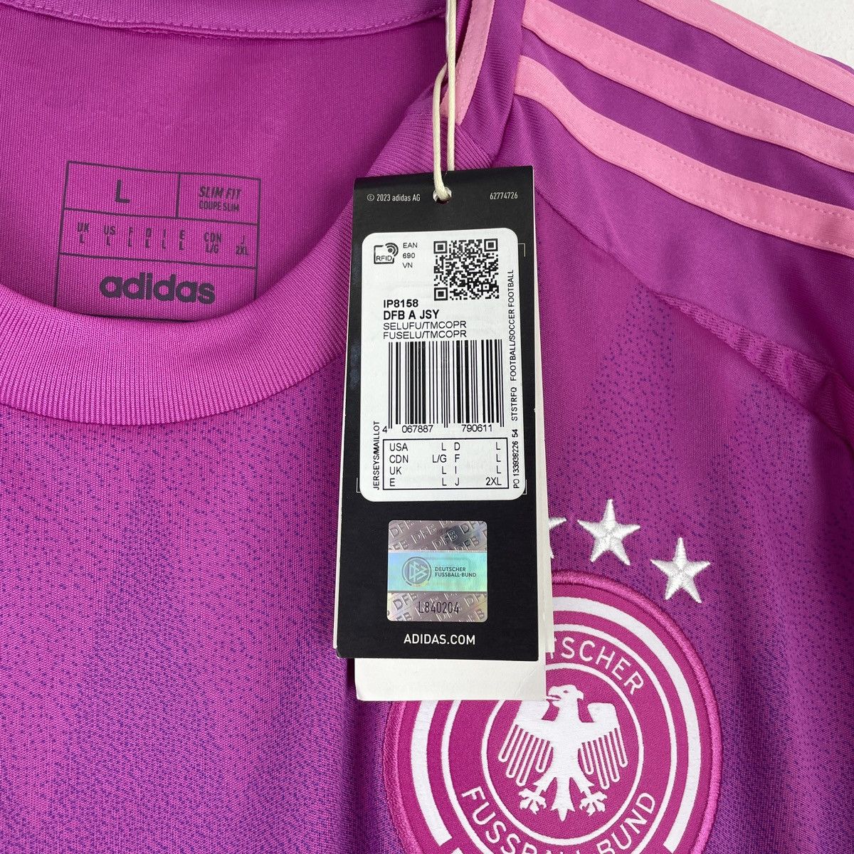 Adidas Germany Niclas Füllkrug Adidas Genuine Jersey 2024/2025 sz L Size US L / EU 52-54 / 3 - 5 Thumbnail