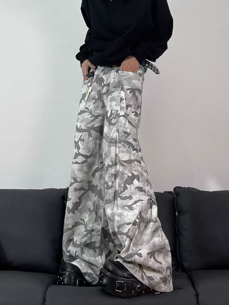 Japanese Brand × Jean Vintage camo workwear baggy casual pants Size US 30 / EU 46 - 1 Thumbnail