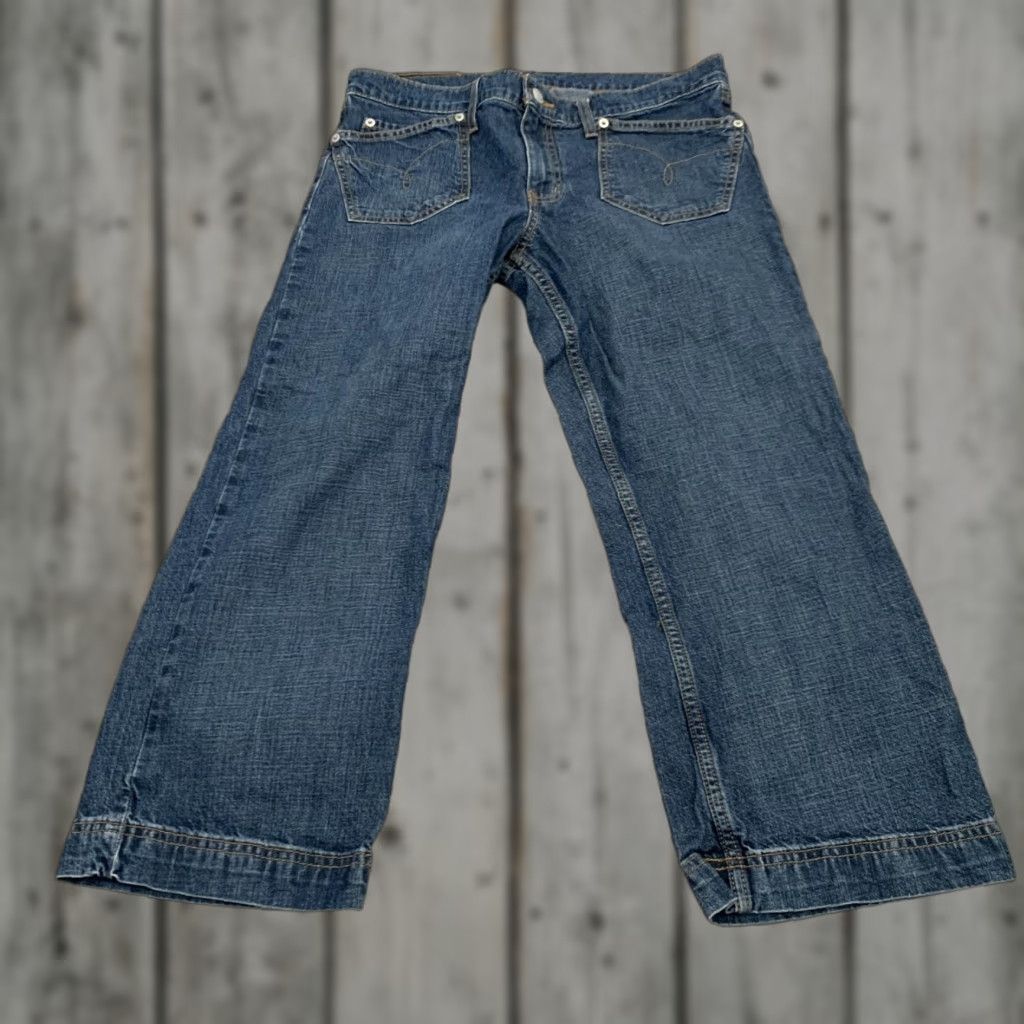 Vintage Ralph Lauren Polo Jeans Co Womens Sz 10 Slanted Pocket Capri Front Pockets Size 32" / US 10 / IT 46 - 1 Thumbnail