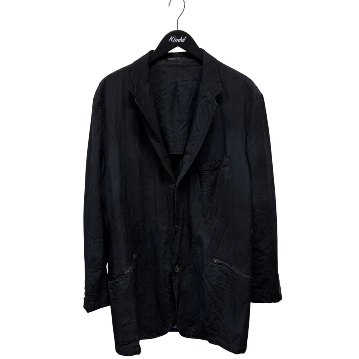 Yohji Yamamoto Yohji Yamamoto pour homme/Gaba three-button jacket Size US L / EU 52-54 / 3 - 1 Thumbnail