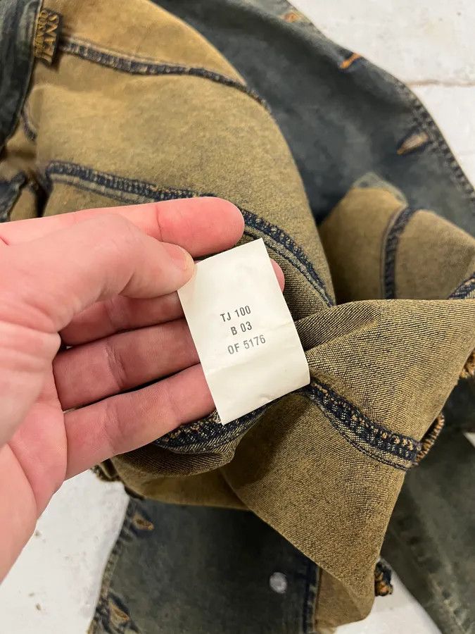 Vintage 2000s Plein Sud Blue Faded Denim Jacket Size S / US 4 / IT 40 - 12 Thumbnail