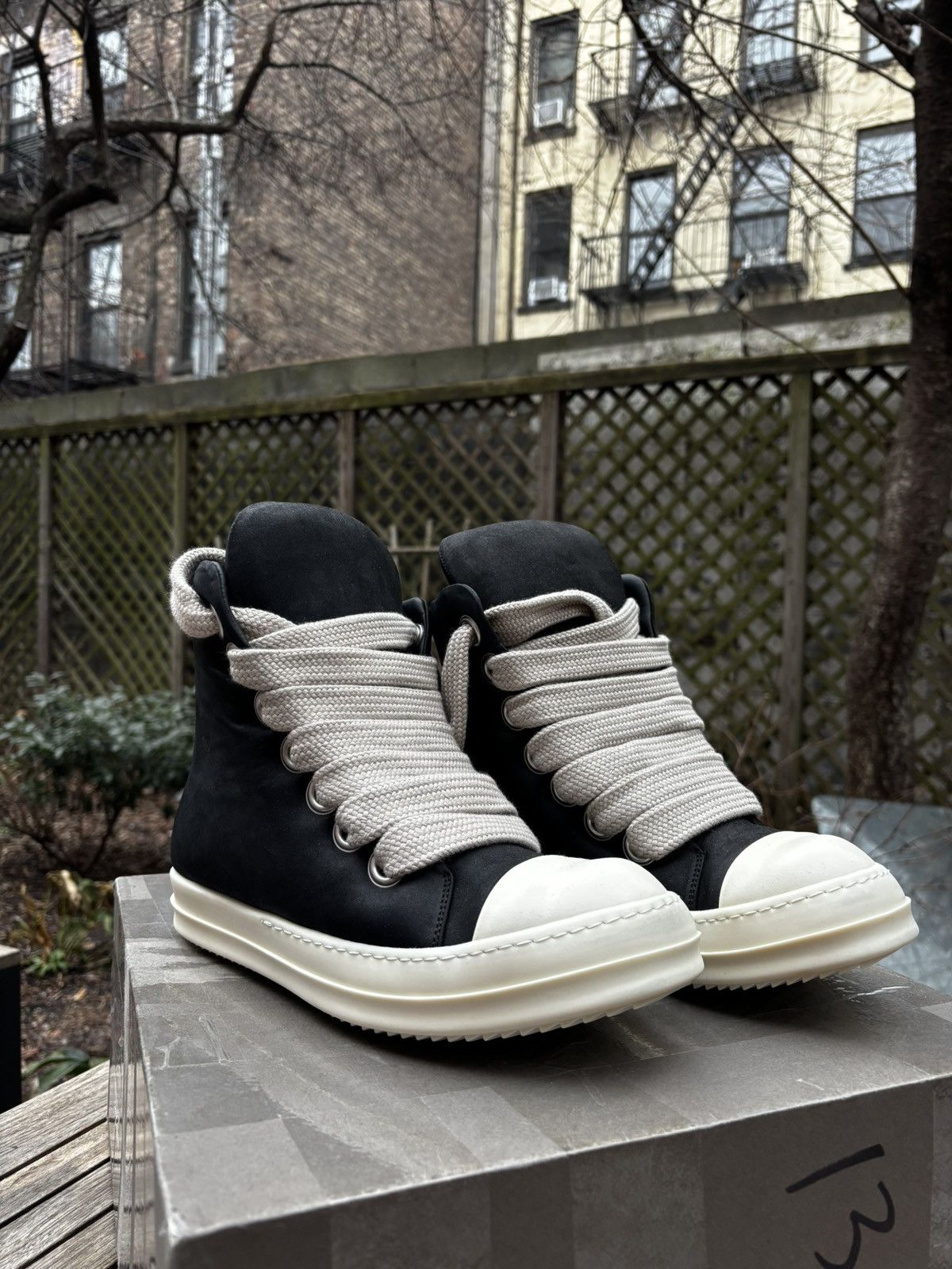 Rick Owens Rick Owens SS24 Porterville Jumbo Lace Ramones