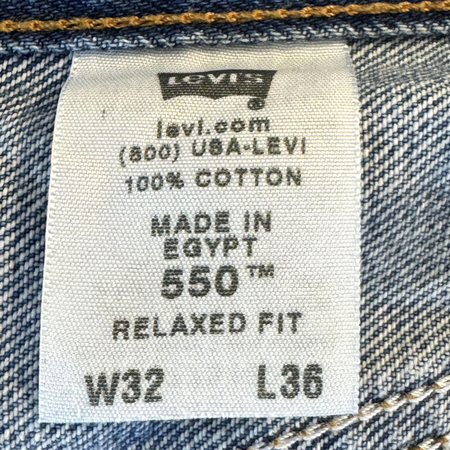 Levi's VINTAGE Levi’s 550 Jeans Mens 32x34 Blue Relaxed Fit Tapered Leg Medium Wash Jeans Mens 32x34 Blue Relaxed Fit Tapered Leg Medium Wash Size US 32 / EU 48 - 5 Thumbnail