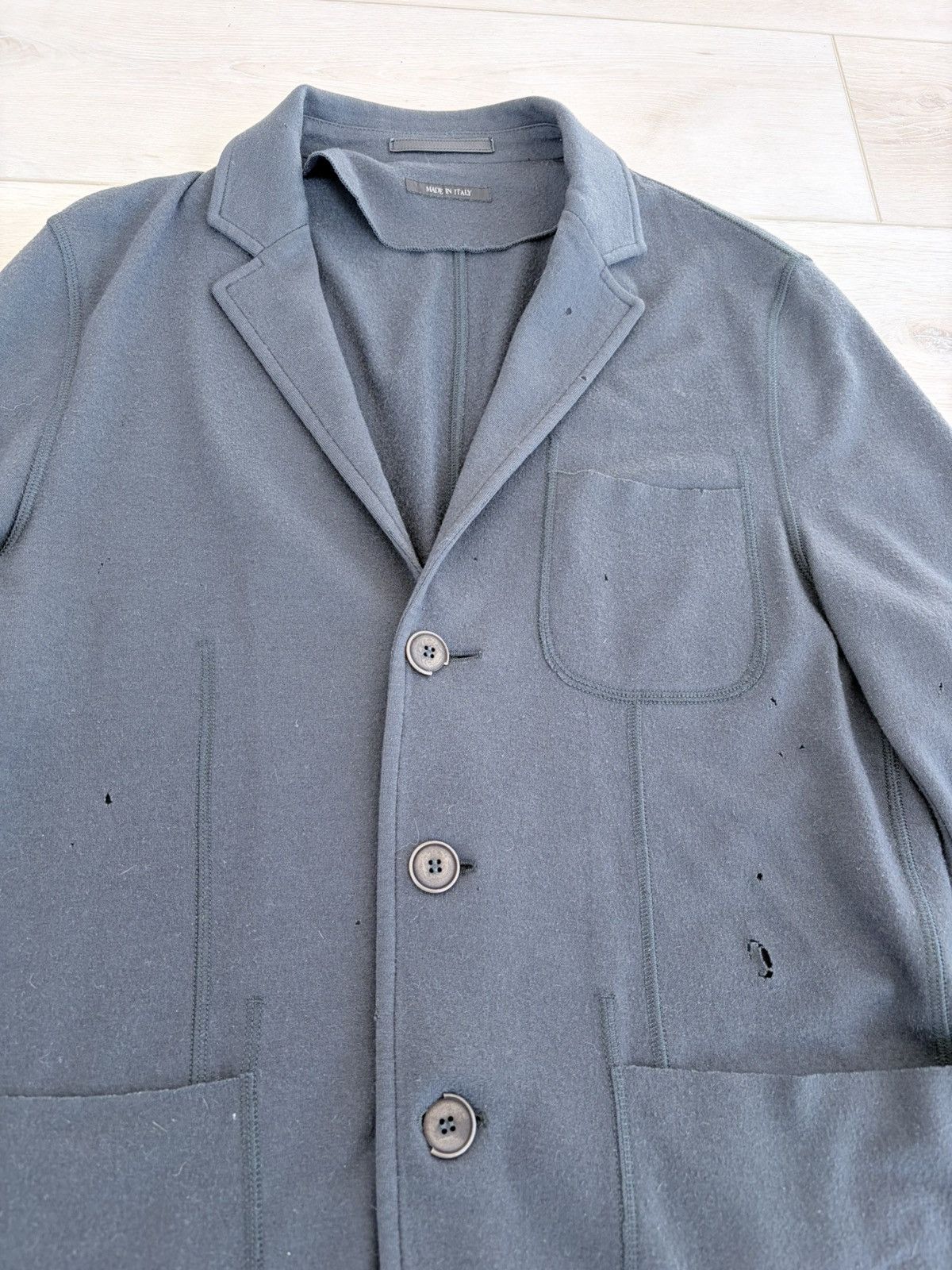 Giorgio Armani deconstructed cashmere blazer Size 42R - 2 Thumbnail