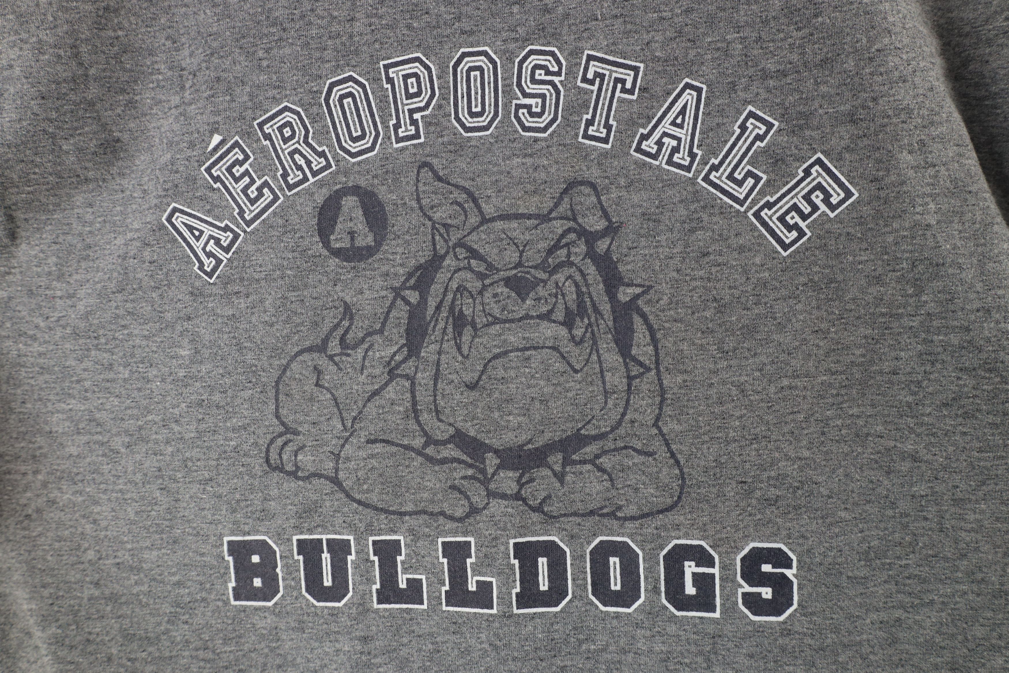 Aeropostale × Vintage Vintage 90s Aeropostale Spell Bulldogs Long Sleeve T-Shirt Size US M / EU 48-50 / 2 - 6 Thumbnail