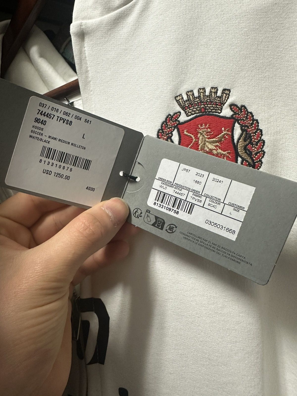 Balenciaga Balenciaga Soccer Hoodie Miami Exclusive Size US L / EU 52-54 / 3 - 8 Thumbnail