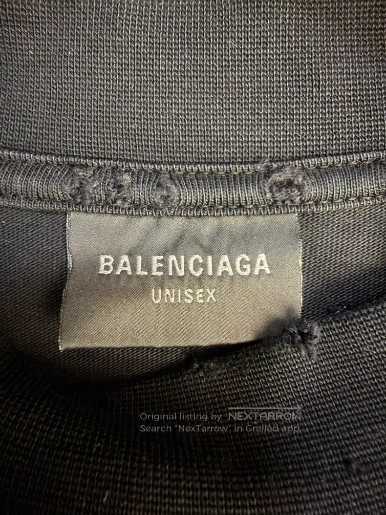 Balenciaga Balenciaga Letter Logo Pattern Printed Crew Neck Loose Fit Size US XS / EU 42 / 0 - 3 Thumbnail