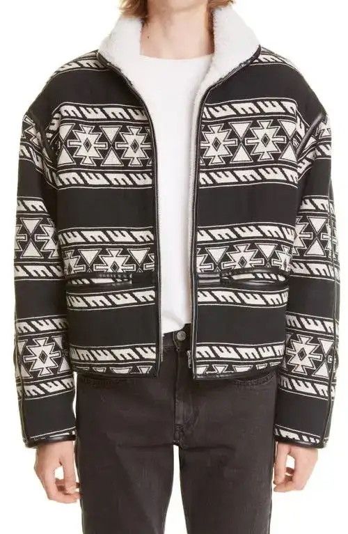 Isabel Marant Isabel Marant jelkinson jacquard sherpa jacket sz L Size US L / EU 52-54 / 3 - 10 Thumbnail