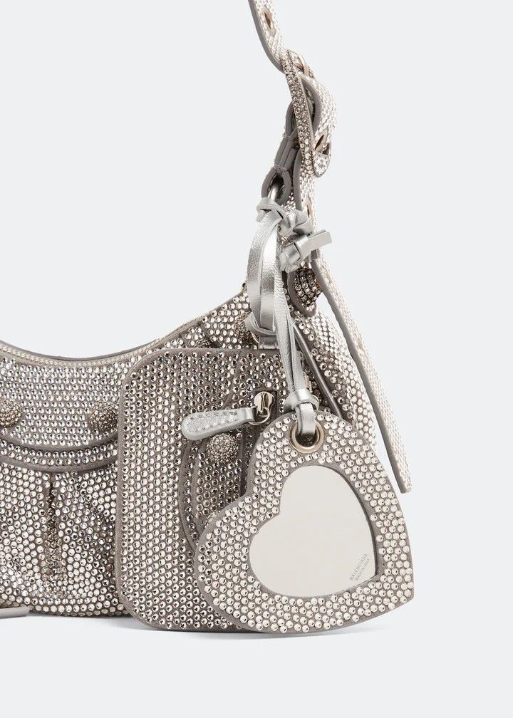 Balenciaga o1tr1nto0426 Size: OS / Le Cagole Shoulder Bag Rhinestones Size ONE SIZE - 2 Thumbnail