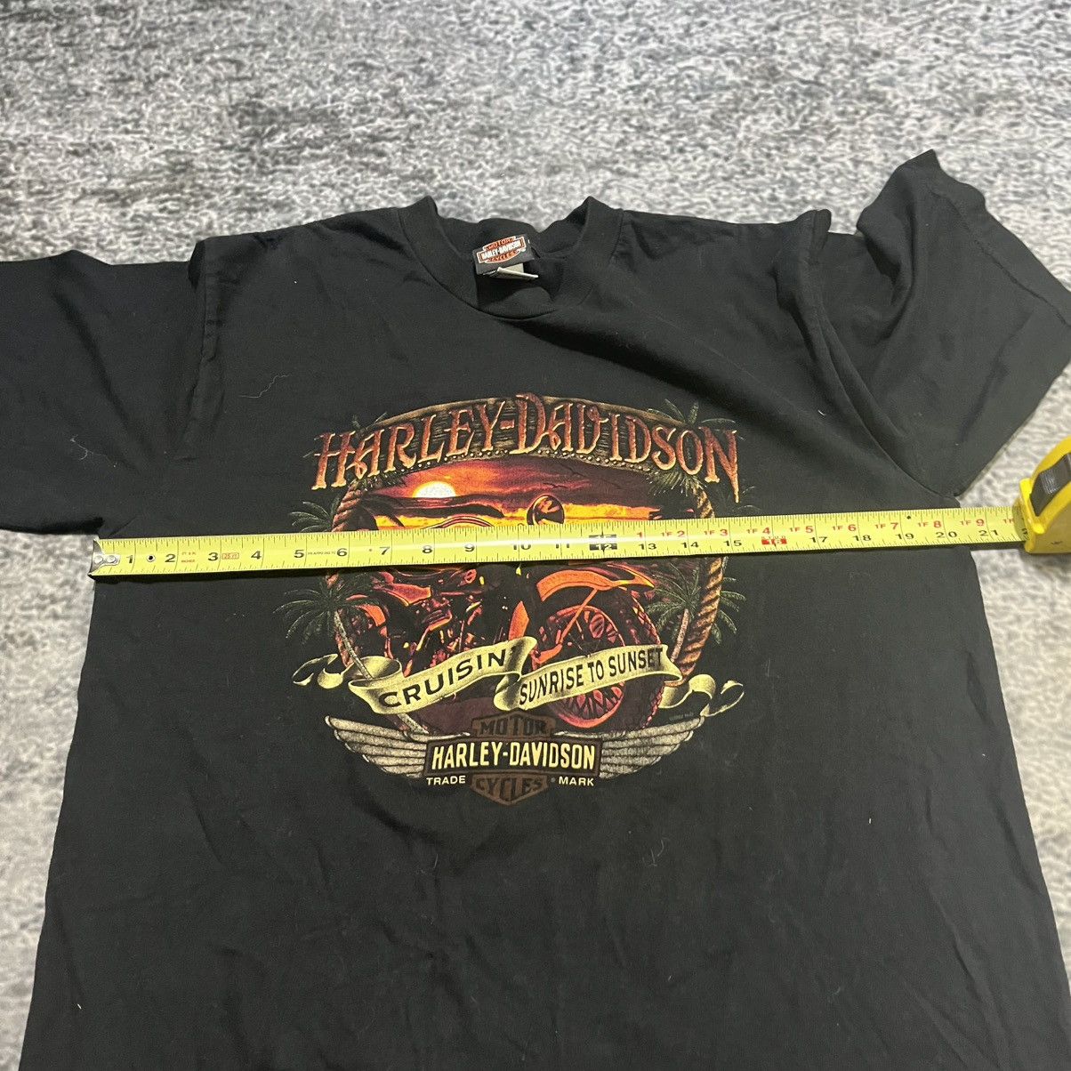 Harley Davidson Vintage 2000s Harley Davidson Biker Skater Grunge T Shirt Size US L / EU 52-54 / 3 - 9 Thumbnail