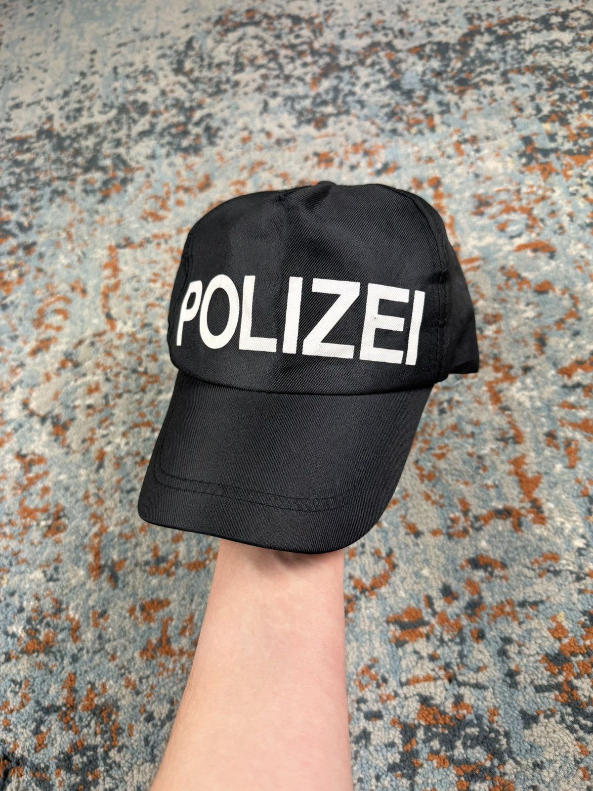 Vintage Vintage y2k Polizei balenciaga style hat cap Kanye west 00s Size ONE SIZE - 1 Thumbnail