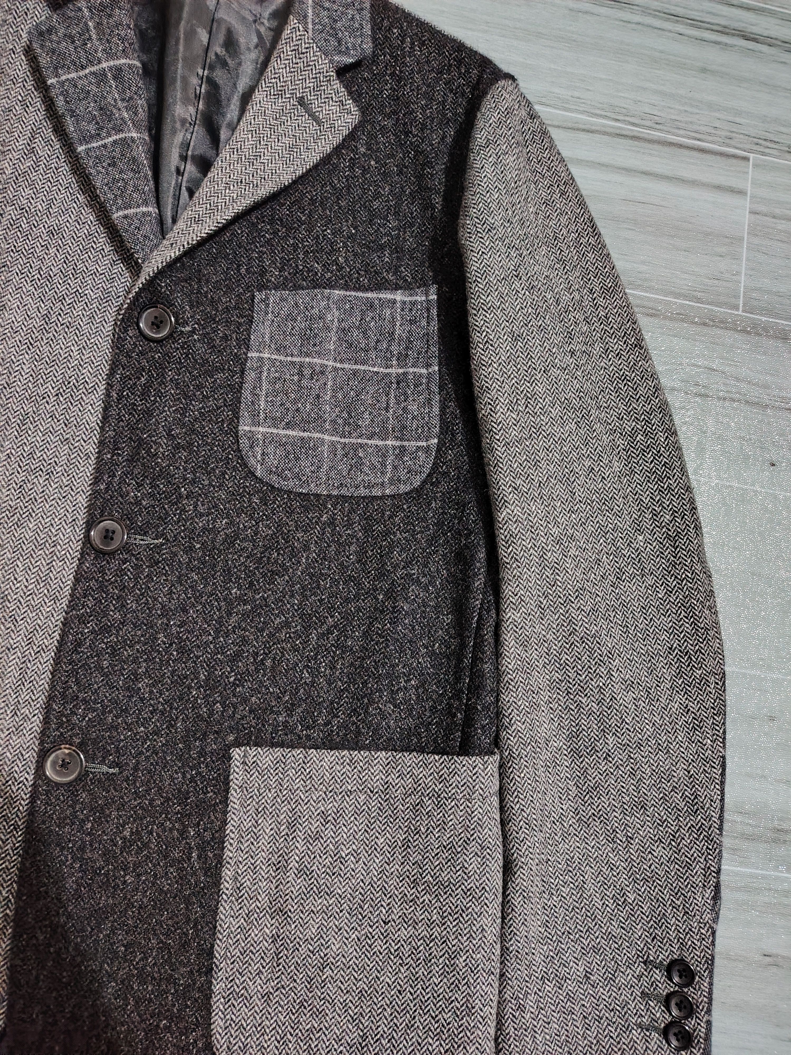 Beams Japan BEAMS - Crazy 3-B Wool Tailored Jacket Size 46R - 5 Thumbnail