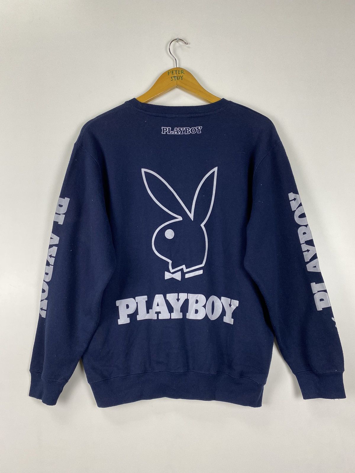 Playboy × Vintage Vintage Playboy big logo sweatshirt Size US M / EU 48-50 / 2 - 9 Thumbnail