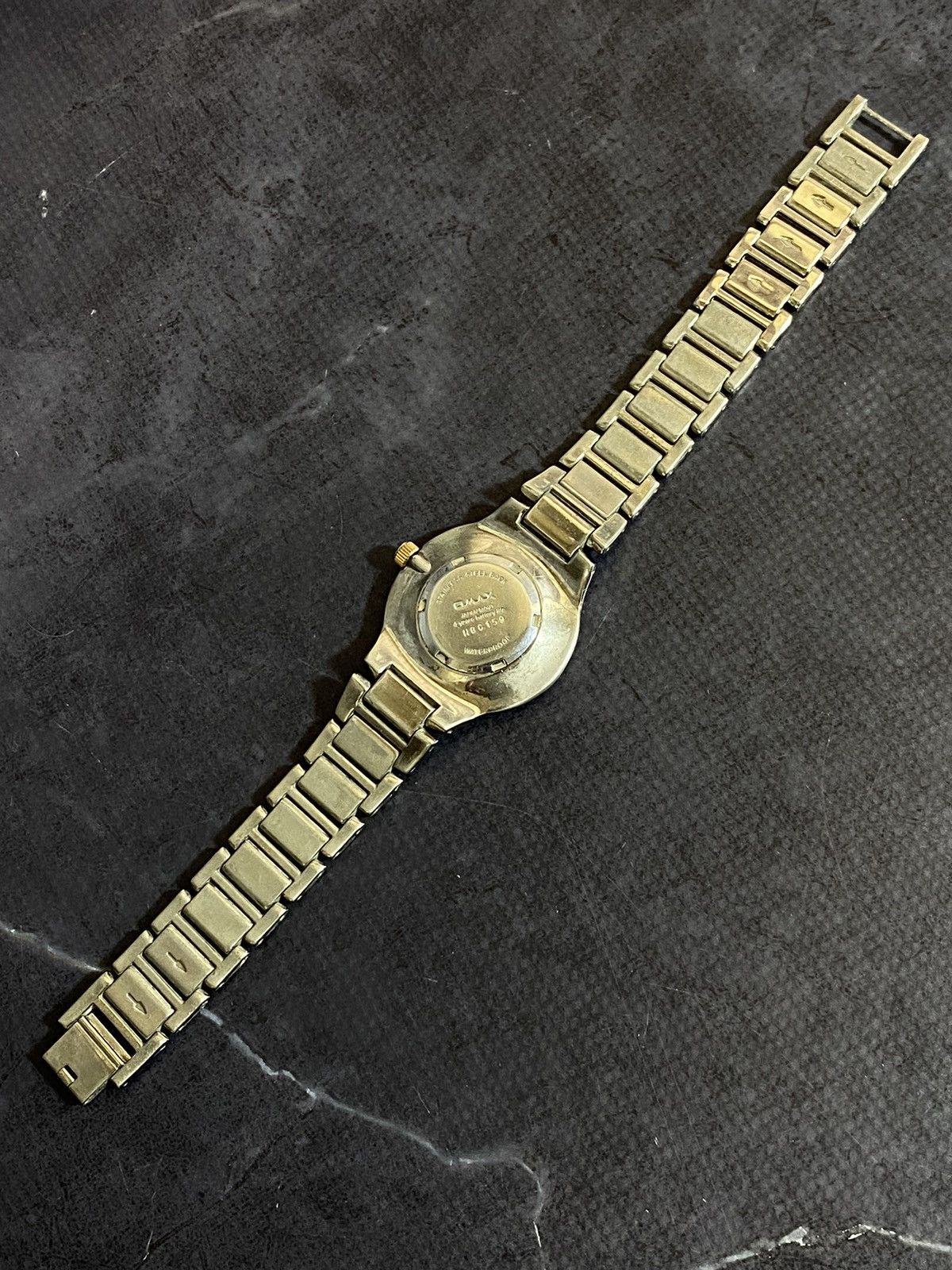 Japanese Brand × Vintage Omax Dark Dial Quartz Watch Japanese Brand Size ONE SIZE - 9 Thumbnail