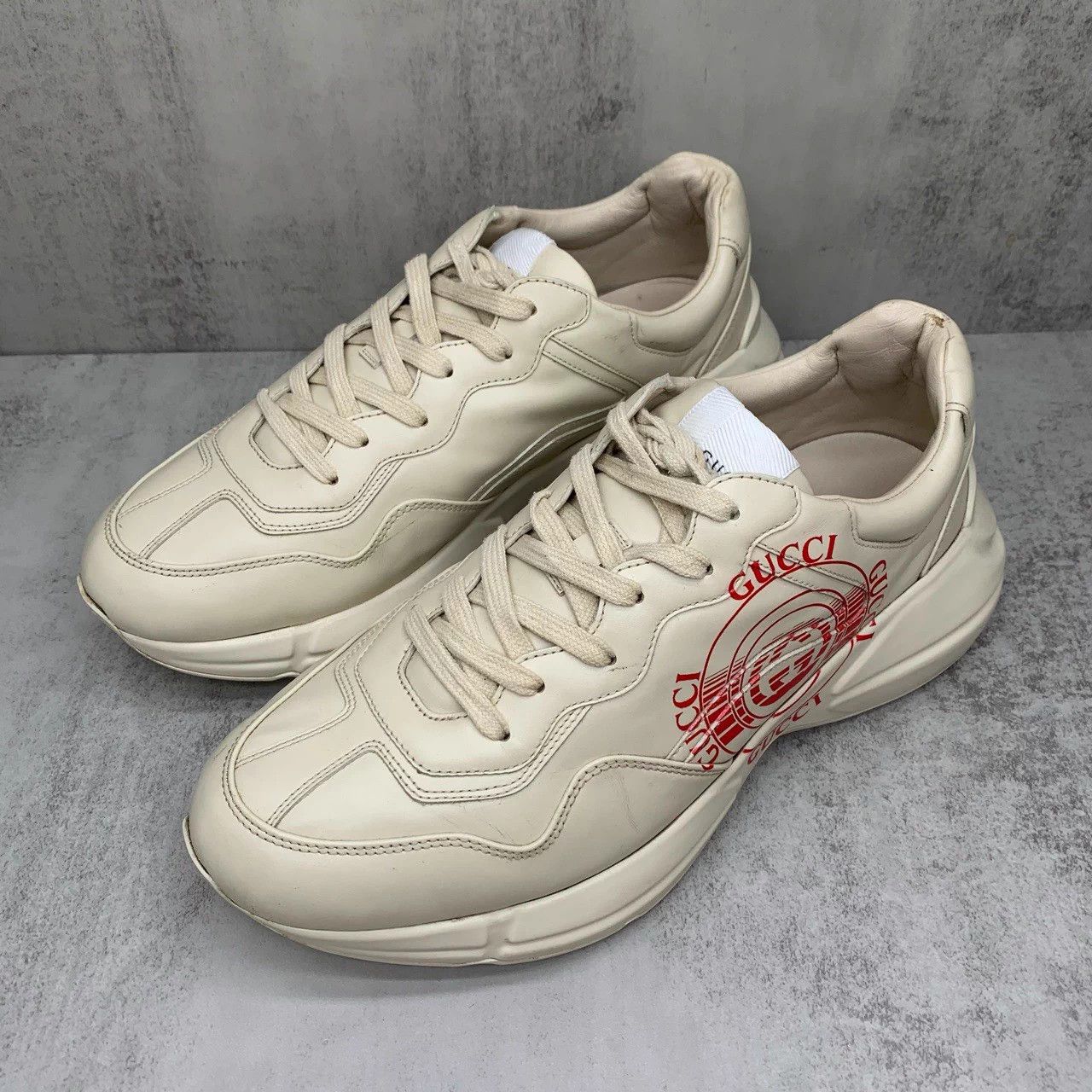 Gucci Gucci Red Record Dad Sneaker 43.5 95 New JZ1098 Size US 10.5 / EU 43-44 - 1 Thumbnail