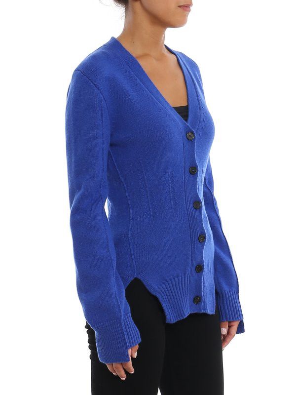 Alexander McQueen o1y0325 Cardigan in Blue Size S / US 4 / IT 40 - 5 Thumbnail