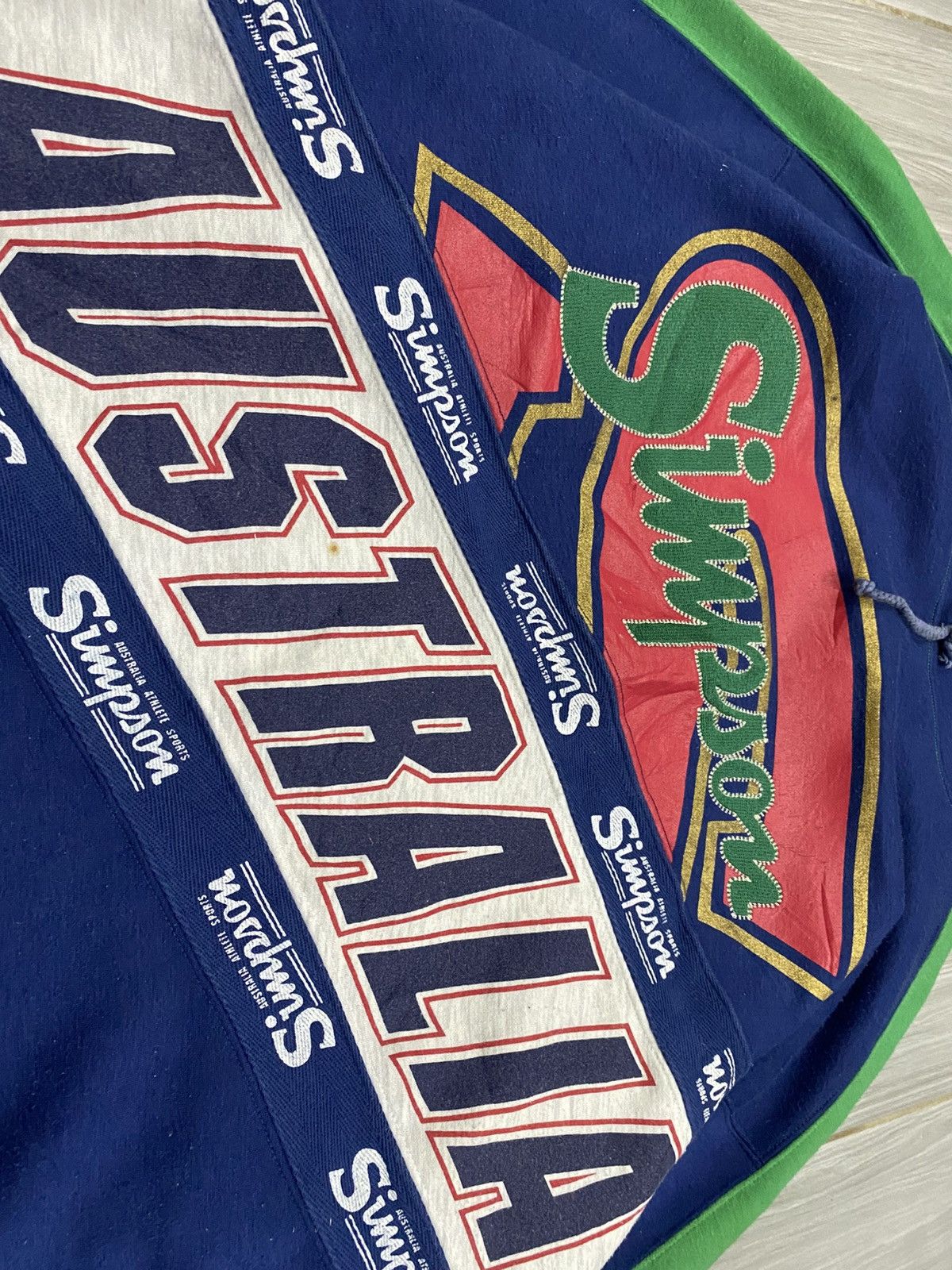 Vintage Rare Simpson Sports Australia Vtg 90s Mock Neck Size US M / EU 48-50 / 2 - 6 Thumbnail