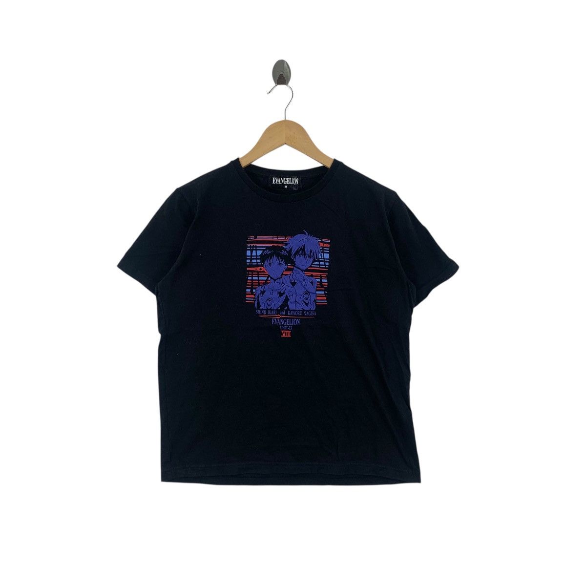Band Tees EVANGELION ANIME KAWORU NAGISA Shinji Hikari Tee Shirt Top Size US M / EU 48-50 / 2 - 1 Thumbnail