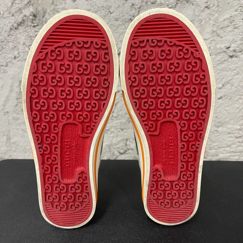Gucci Gucci Casual Sneakers with Green and Red Detail-2505 Size US 4.5 / IT 34.5 - 7 Thumbnail
