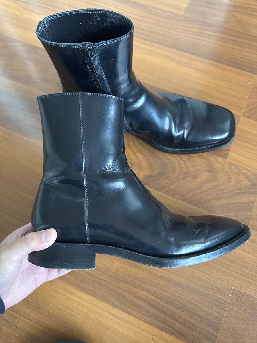 Balenciaga Balenciaga Patent Ankle Boots Size US 7 / EU 40 - 3 Thumbnail