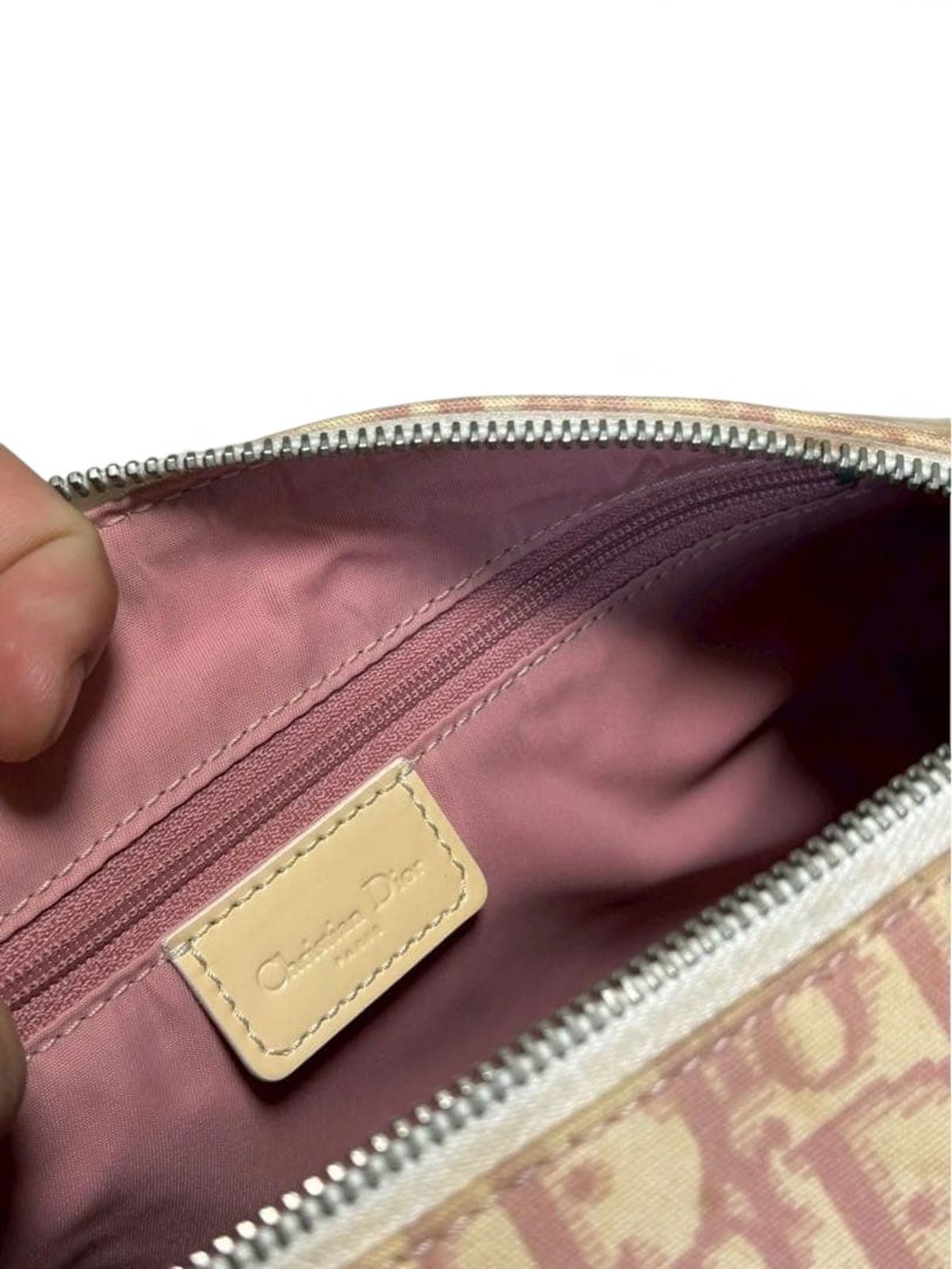Other Dior - Vintage Pink Monogram Canvas Shoulder Bag Size ONE SIZE - 8 Thumbnail