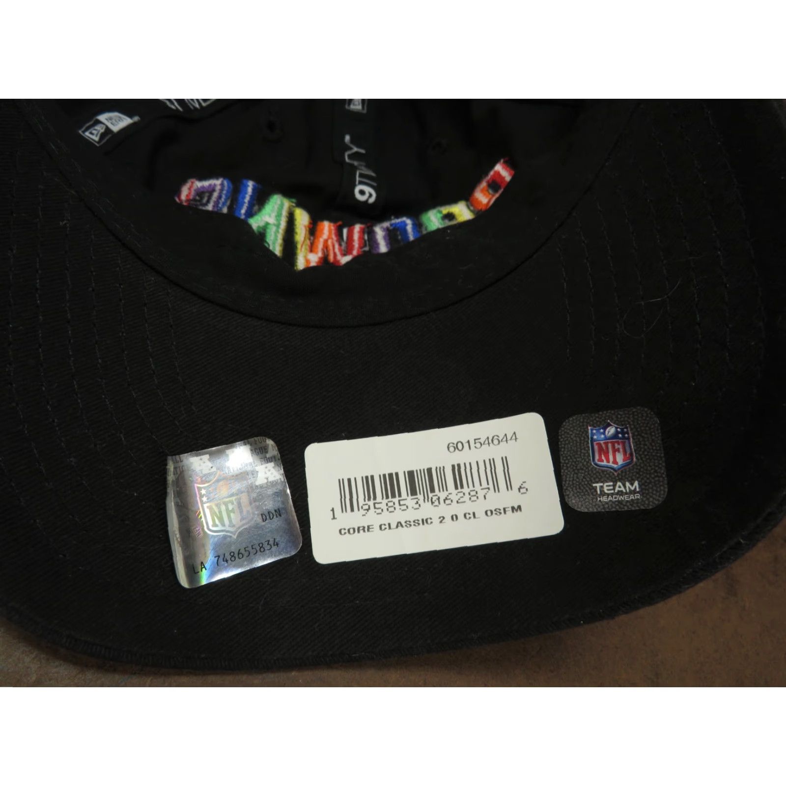 Rainbow VTG NWT Cleveland Browns Rainbow all included Black trucker cap hat Hat Cap Adjustable NYT? Size ONE SIZE - 6 Thumbnail