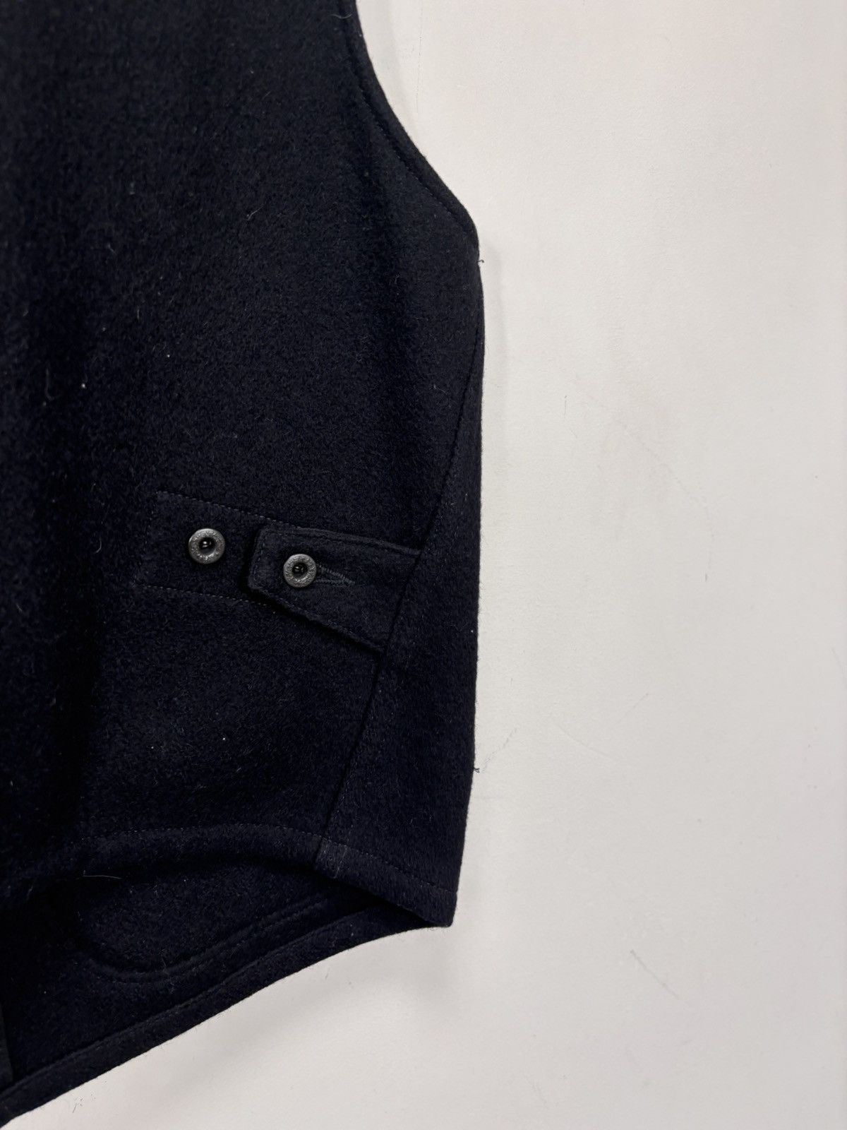 Rising Sun & Co. Rising Sun & Co Men’s Black Wool Vest Gilet Jacket Size US M / EU 48-50 / 2 - 15 Thumbnail