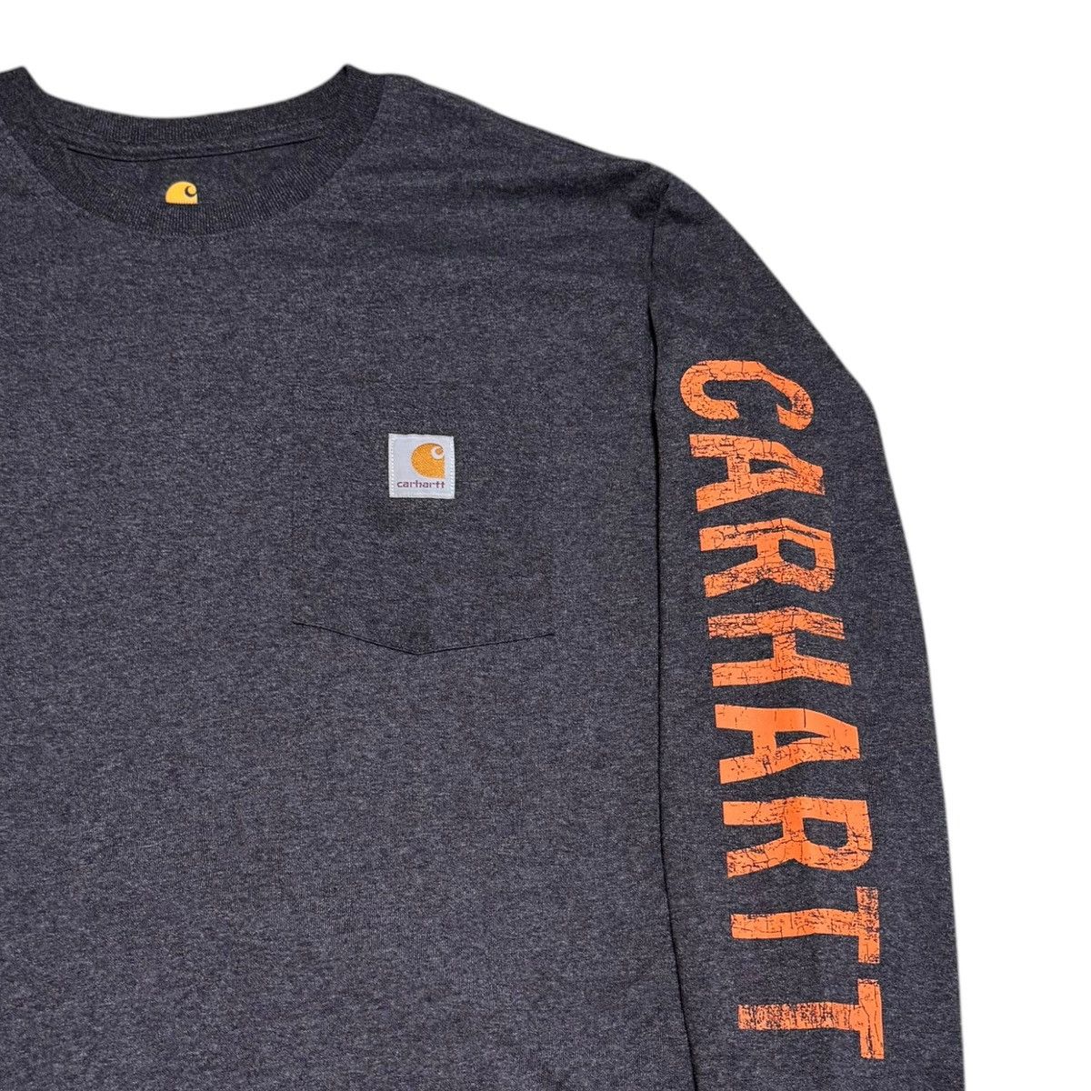 Carhartt Carhartt Gray Long Sleeve Pocket Shirt Adult Medium Size US M / EU 48-50 / 2 - 2 Thumbnail