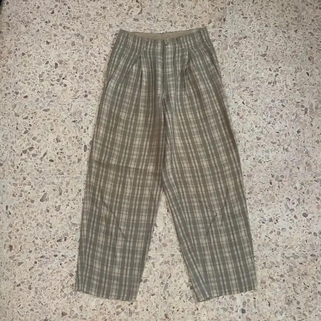 Japanese Brand LAUTREAMOUNT MEN Japanese Vtg Check Trouser Baggy Plaid Pant Size US 28 / EU 44 - 3 Thumbnail