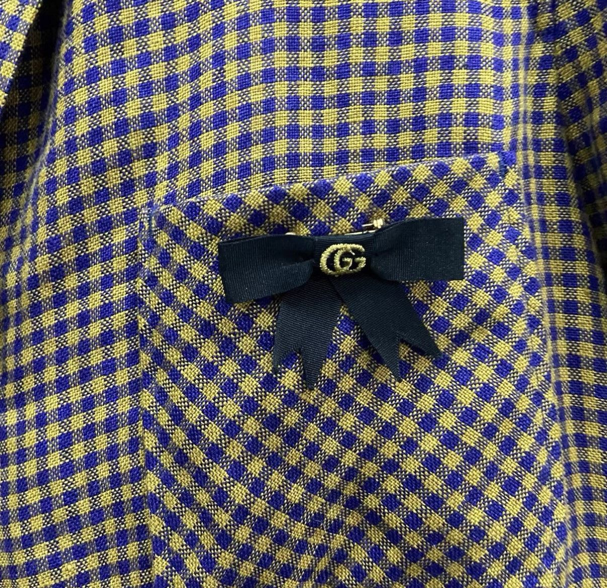 Gucci Gucci Mini Check Blazer J41 Size L / US 10 / IT 46 - 3 Thumbnail