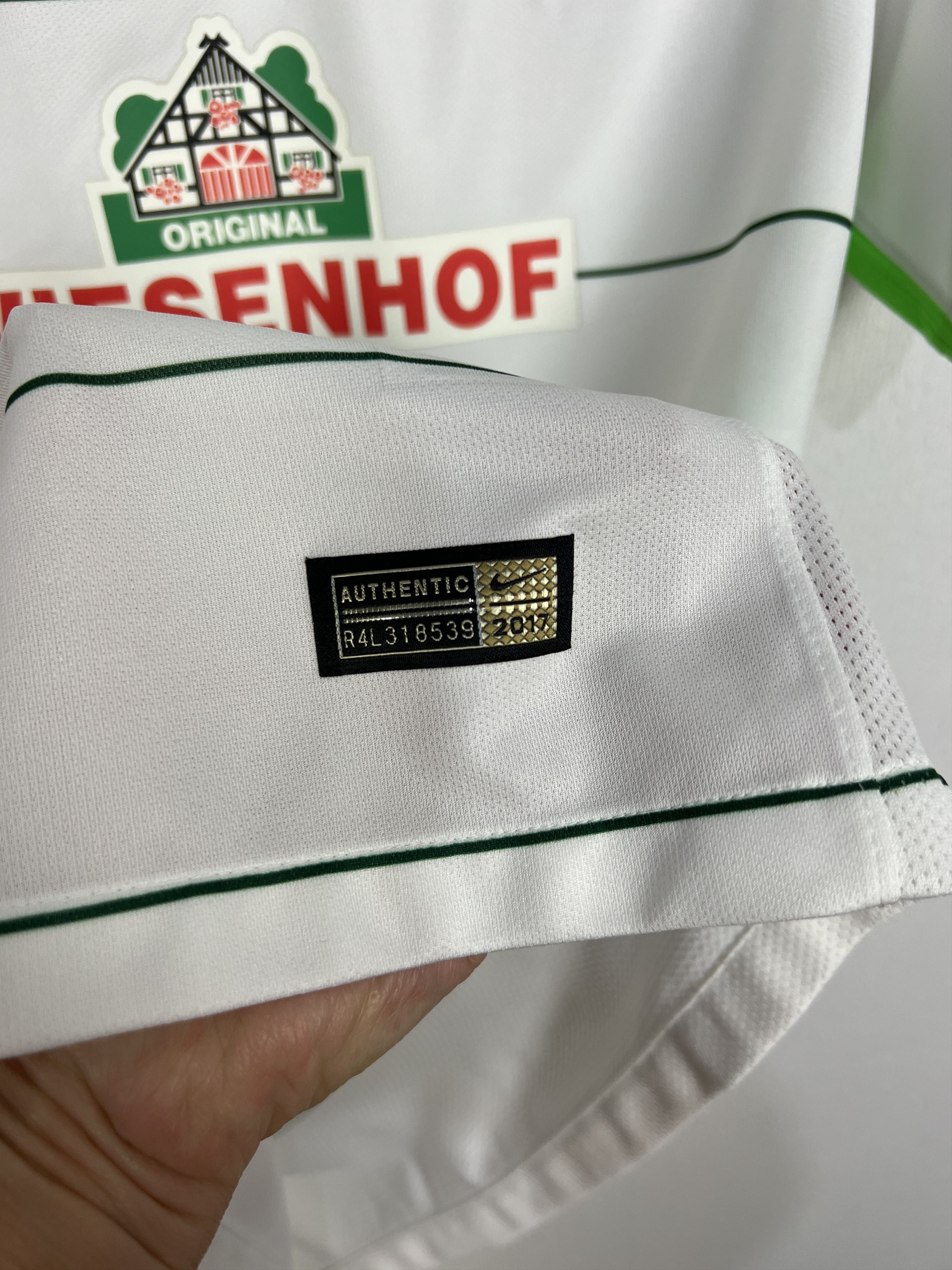 Nike Werder Bremen Away football shirt 2017 Soccer Nike Size US L / EU 52-54 / 3 - 5 Thumbnail