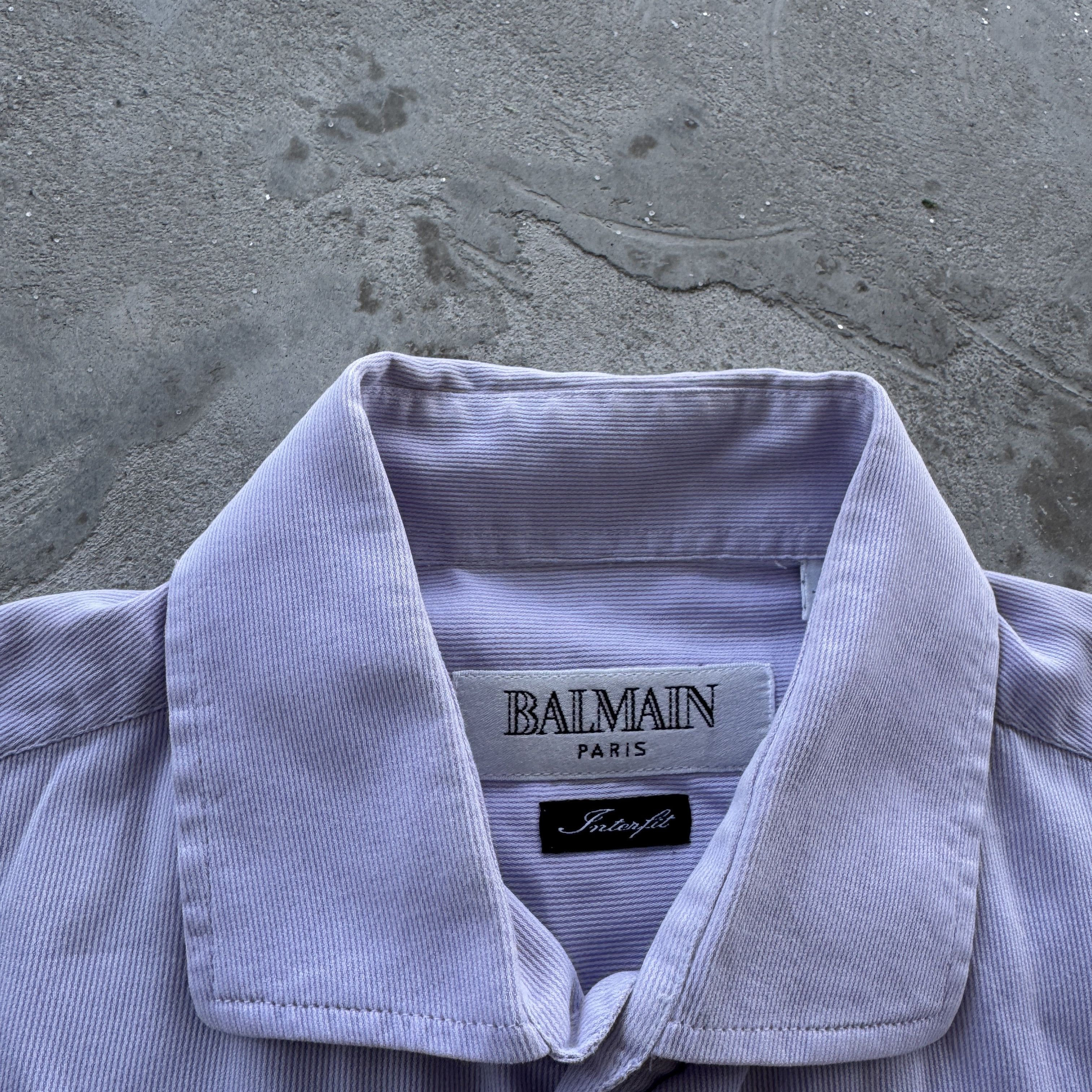 Balmain Vintage 90s Balmain Corduroy Button Ups Shirt Size US M / EU 48-50 / 2 - 6 Thumbnail