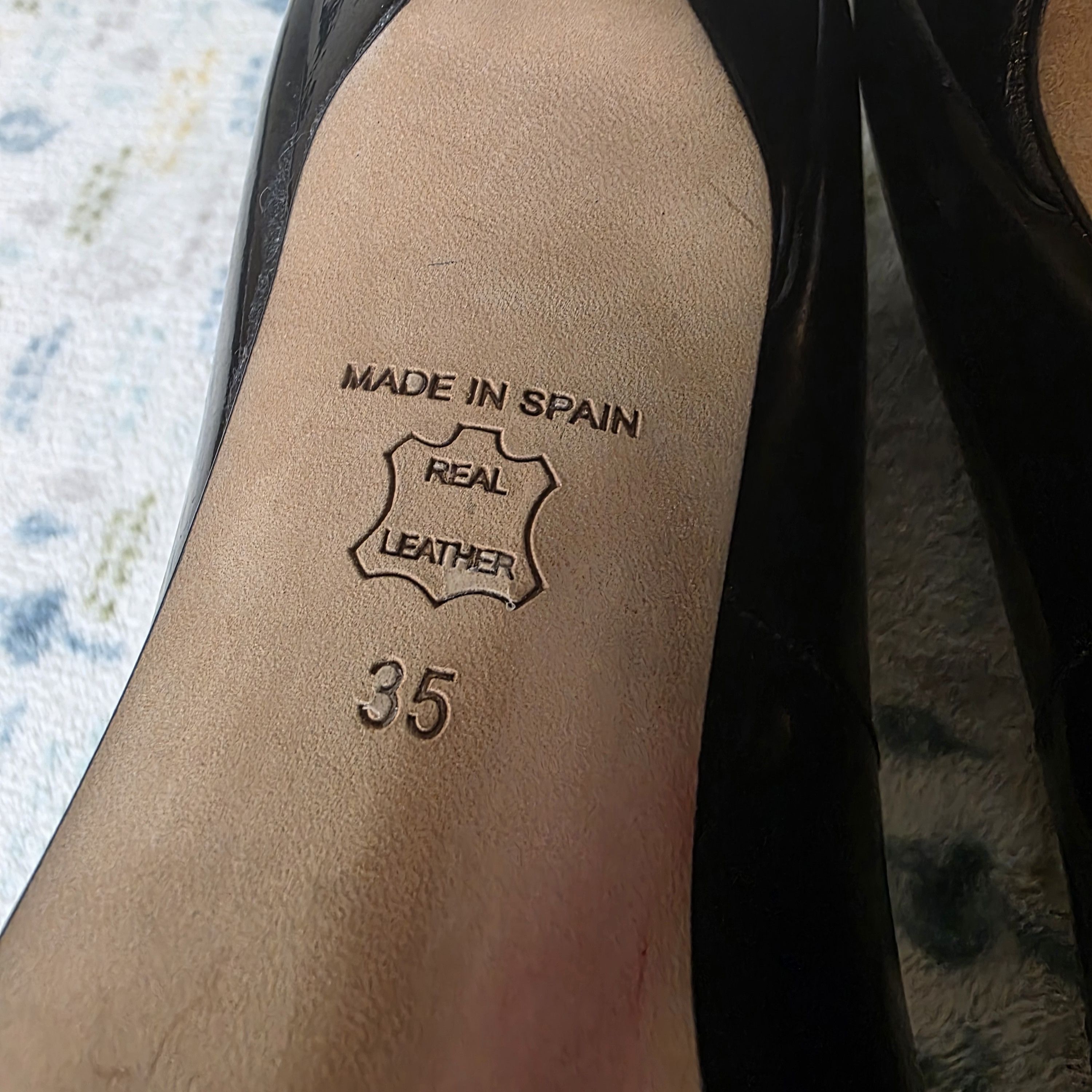 LK Bennett L.K. Bennett Black Leather Pump Heels Size US 5 / IT 35 - 12 Thumbnail