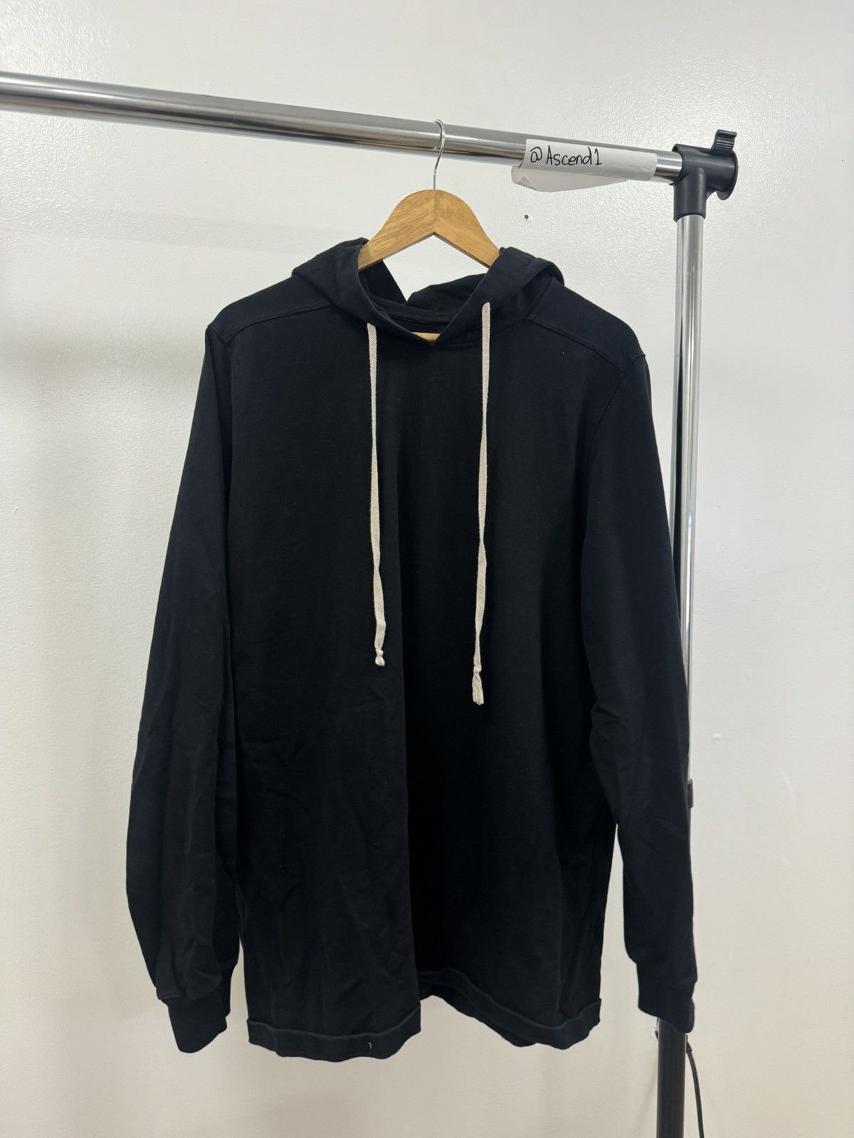 Rick Owens Black Rick Owens Hoodie Size US XL / EU 56 / 4 - 1 Thumbnail