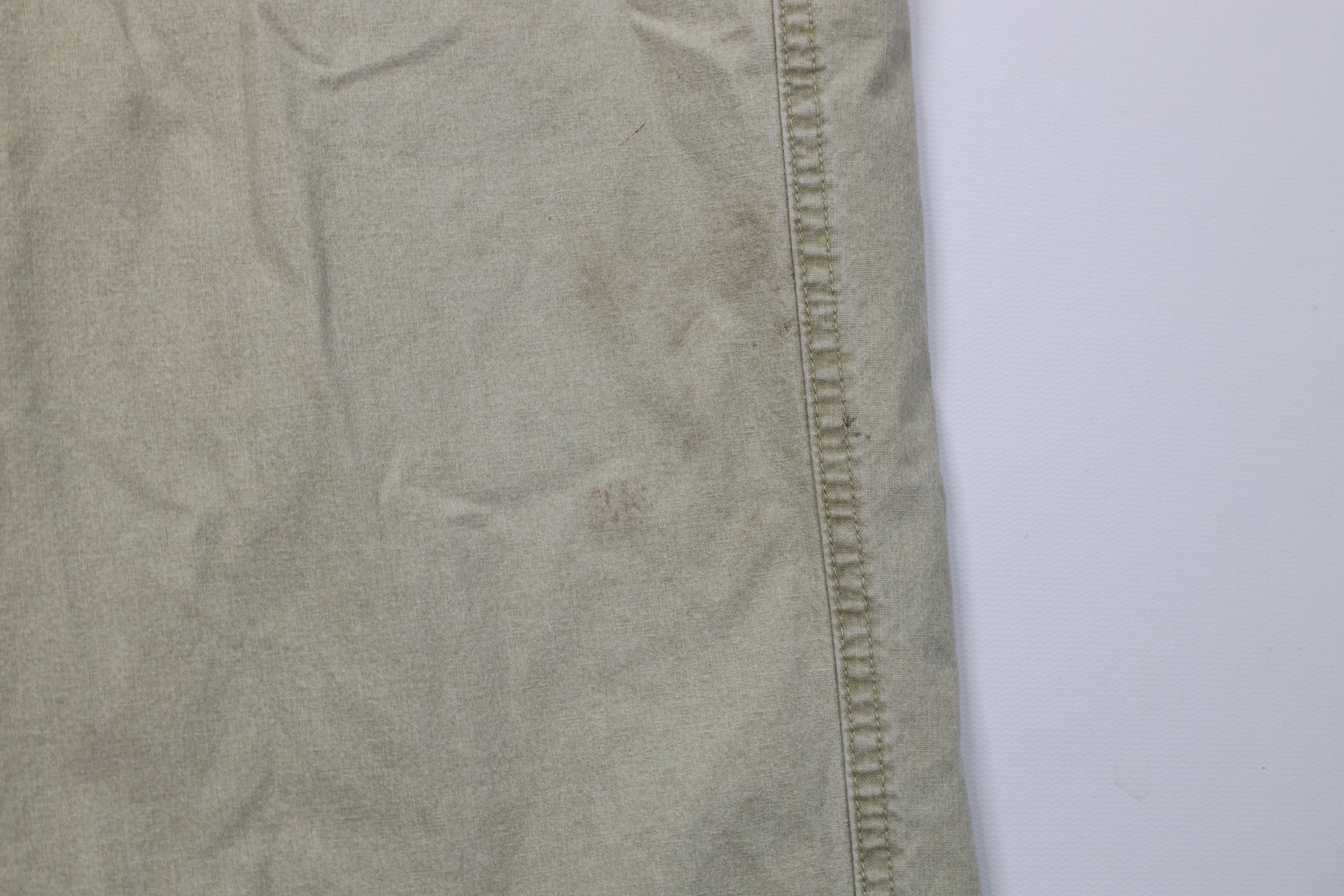 L.L. Bean Vintage 90s LL Bean Stonewash Wide Leg Cargo Pants Cotton Size US 36 / EU 52 - 7 Thumbnail