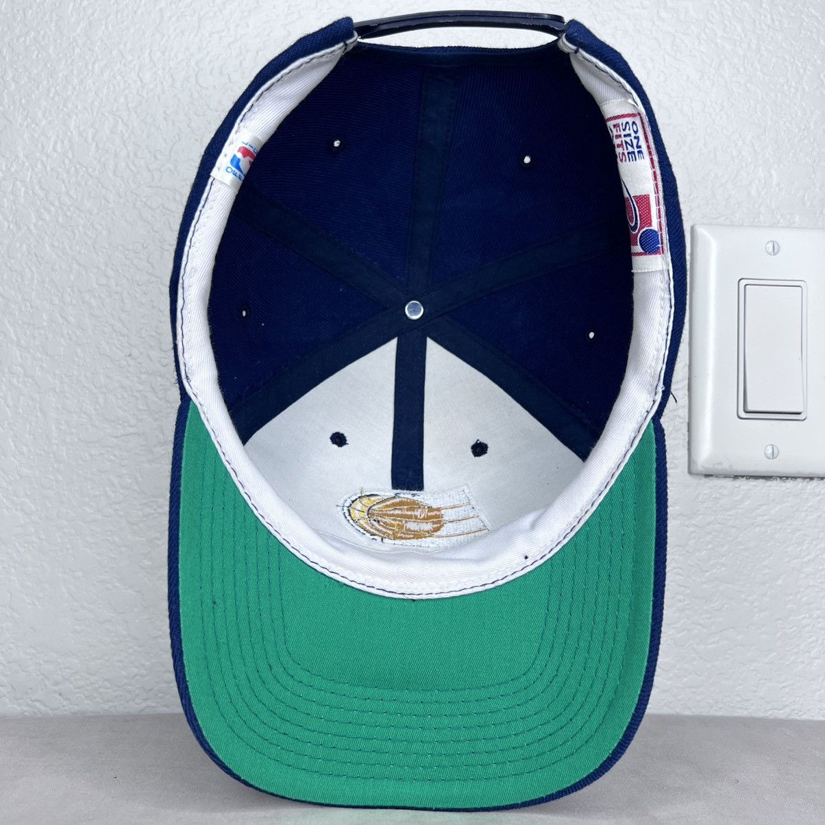 Sports Specialties 1990s Indiana Pacers Sports Specialties Plain Logo Snapback Size ONE SIZE - 9 Thumbnail