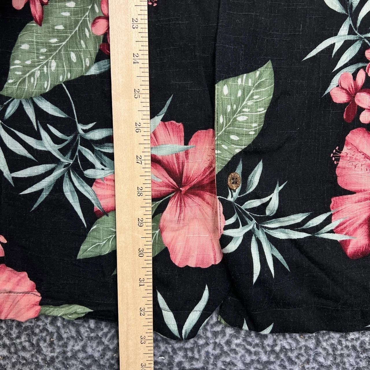 Other Caribbean Joe Shirt Men Hawaiian Floral Button Up Collared L Size US L / EU 52-54 / 3 - 5 Thumbnail