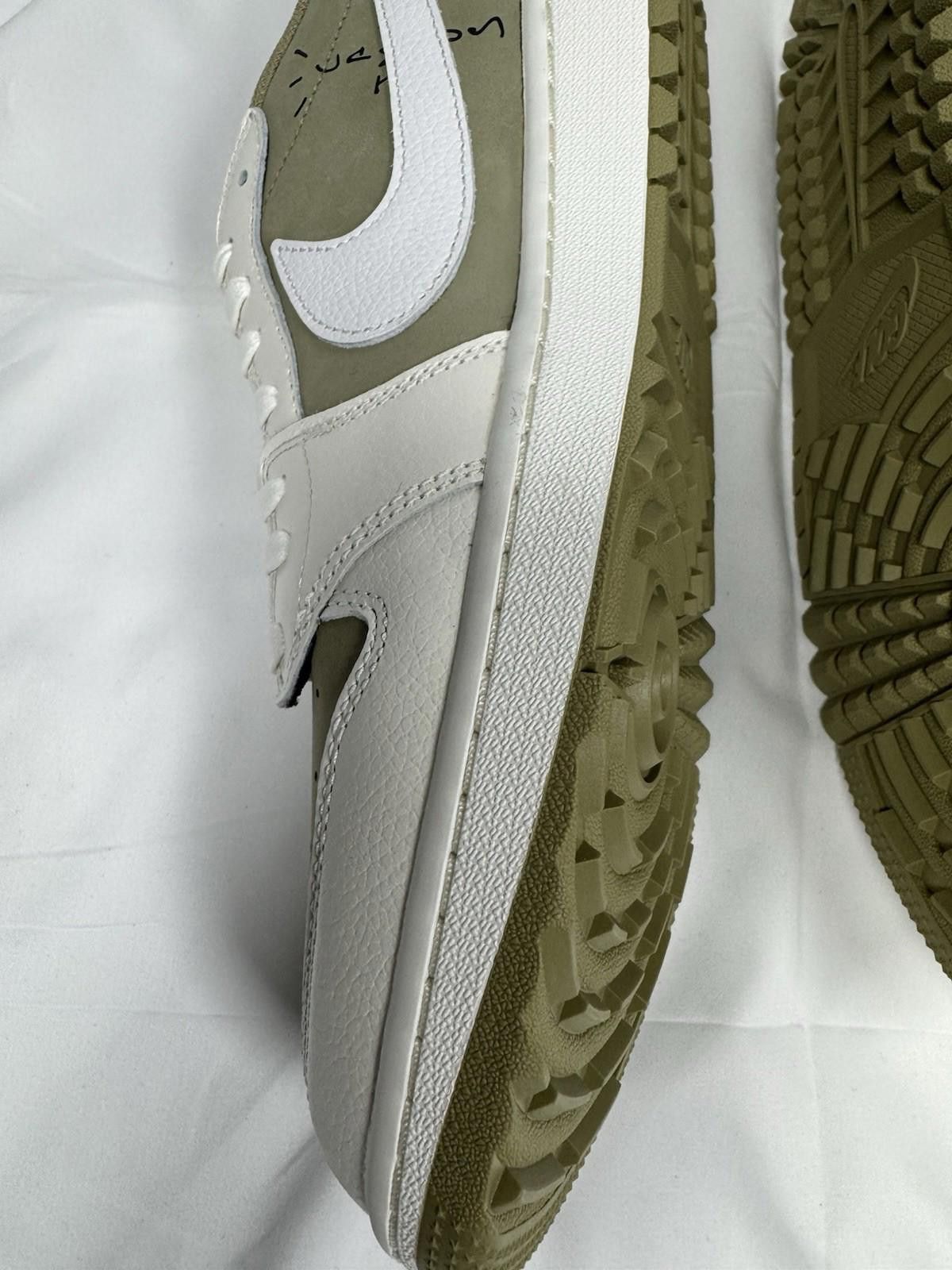 Nike Nike Air Jordan 1 Low Golf x Travis Scott Olive FZ3124 Size US 15 / EU 48 - 12 Thumbnail