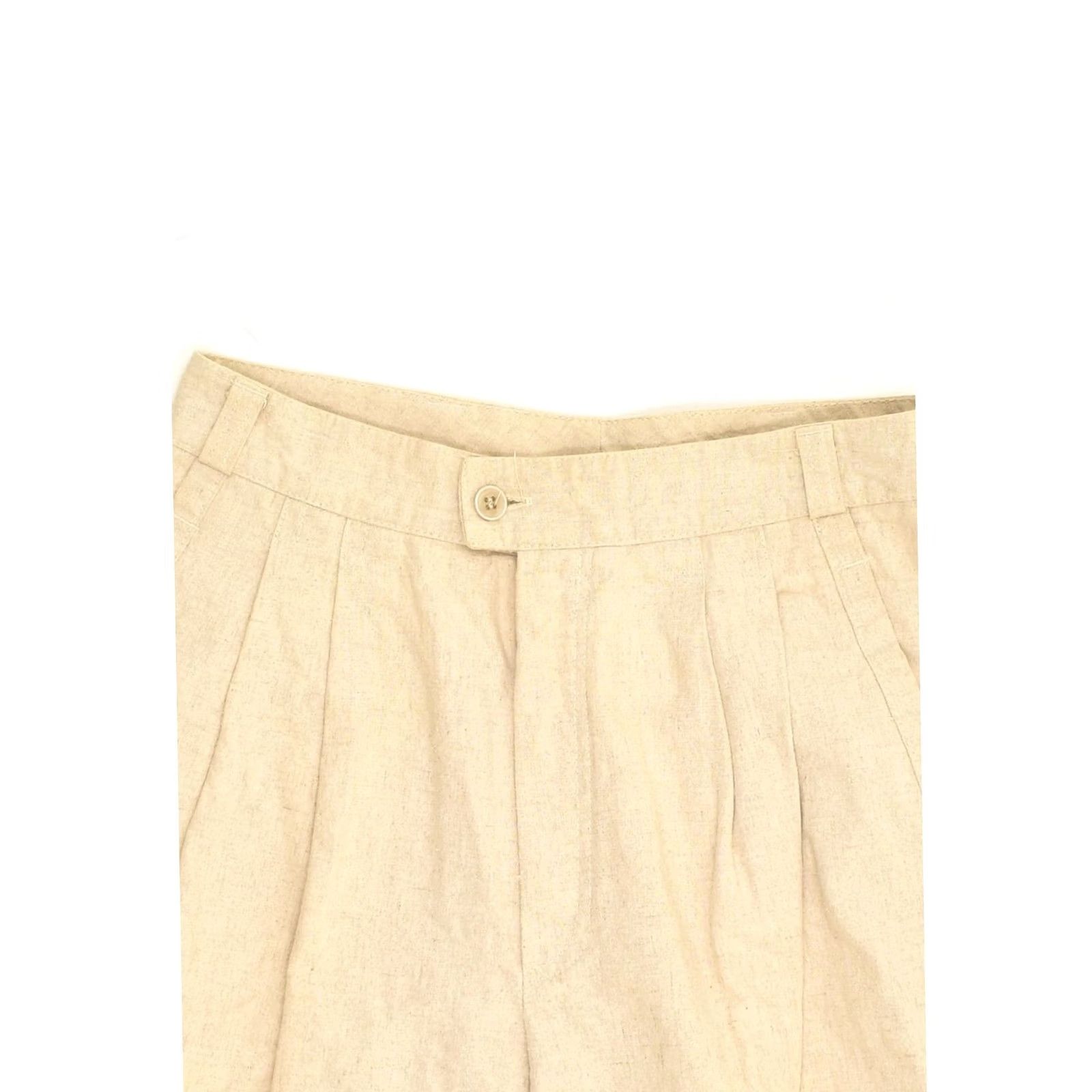 Vintage VINTAGE Womens Tapered Chino Trousers W27 L32 Beige Designer Size 27" / US 4 / IT 40 - 3 Thumbnail