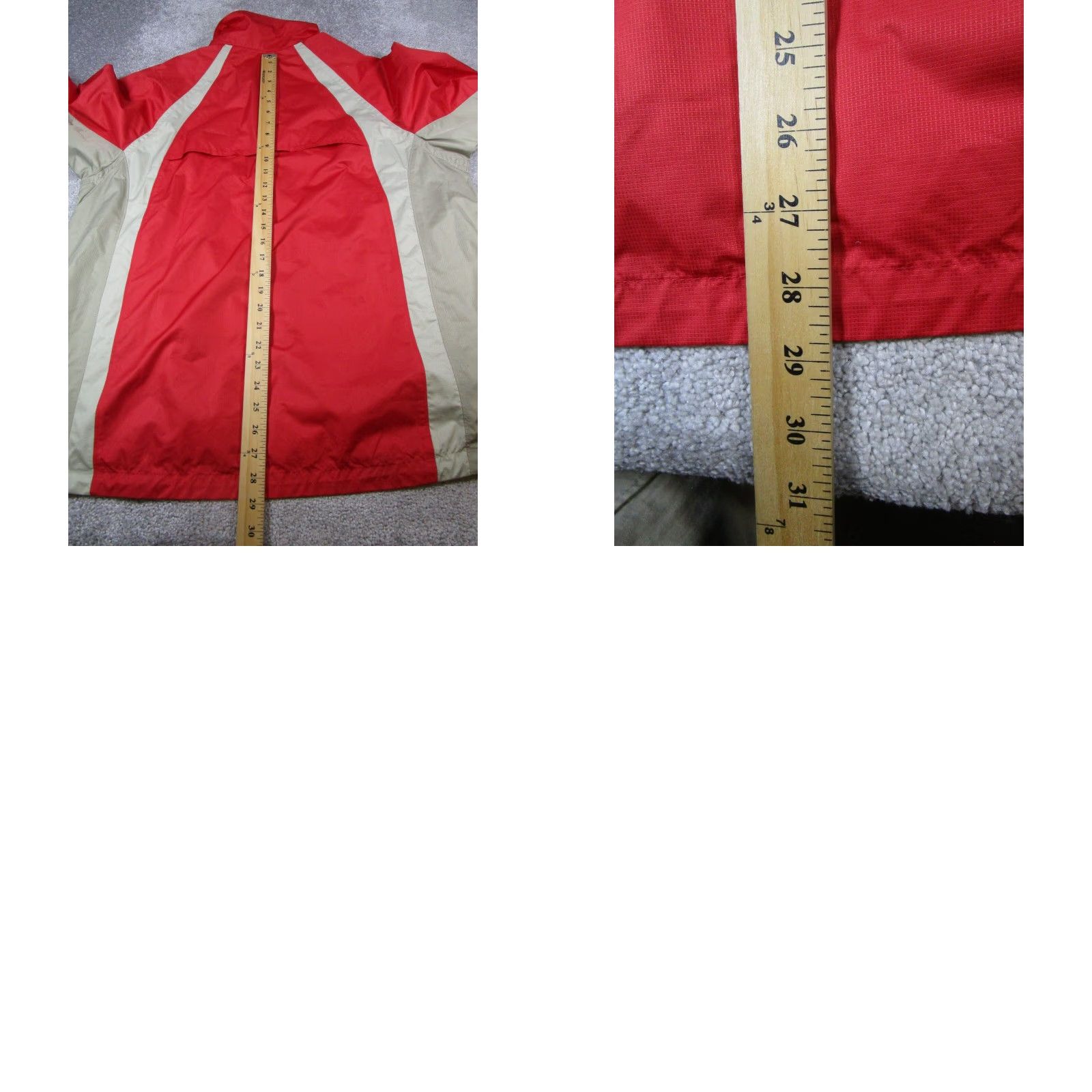 Vintage Columbia Jacket Mens Large Red Windbreaker Full Zip - Regular Fit, Polyester Shell, Stand-Up Collar, Travel, Casual, Workwear Size US L / EU 52-54 / 3 - 8 Thumbnail