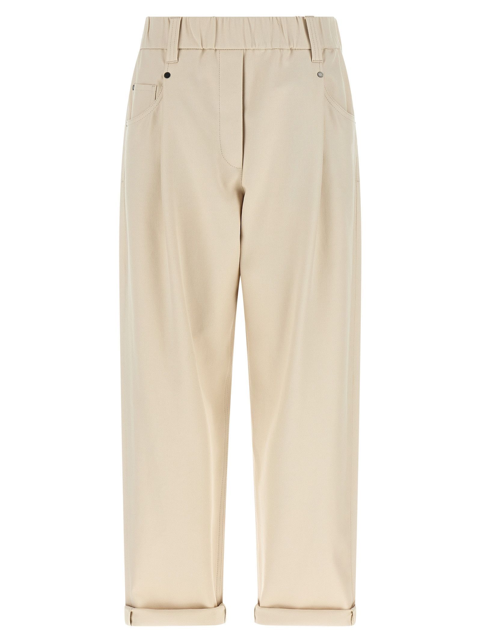 Brunello Cucinelli 'Baggy Pull-On' Pants Size 28" / US 6 / IT 42 - 1 Thumbnail