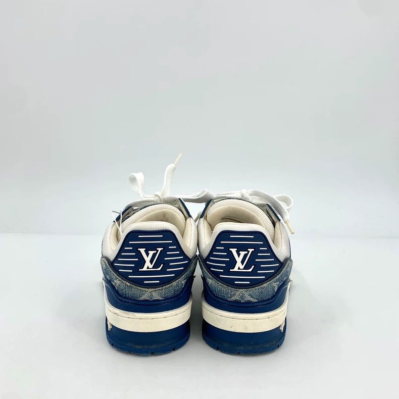 Louis Vuitton Louis Vuitton Blue and white color-matching casual sports Size US 4.5 / IT 34.5 - 4 Thumbnail