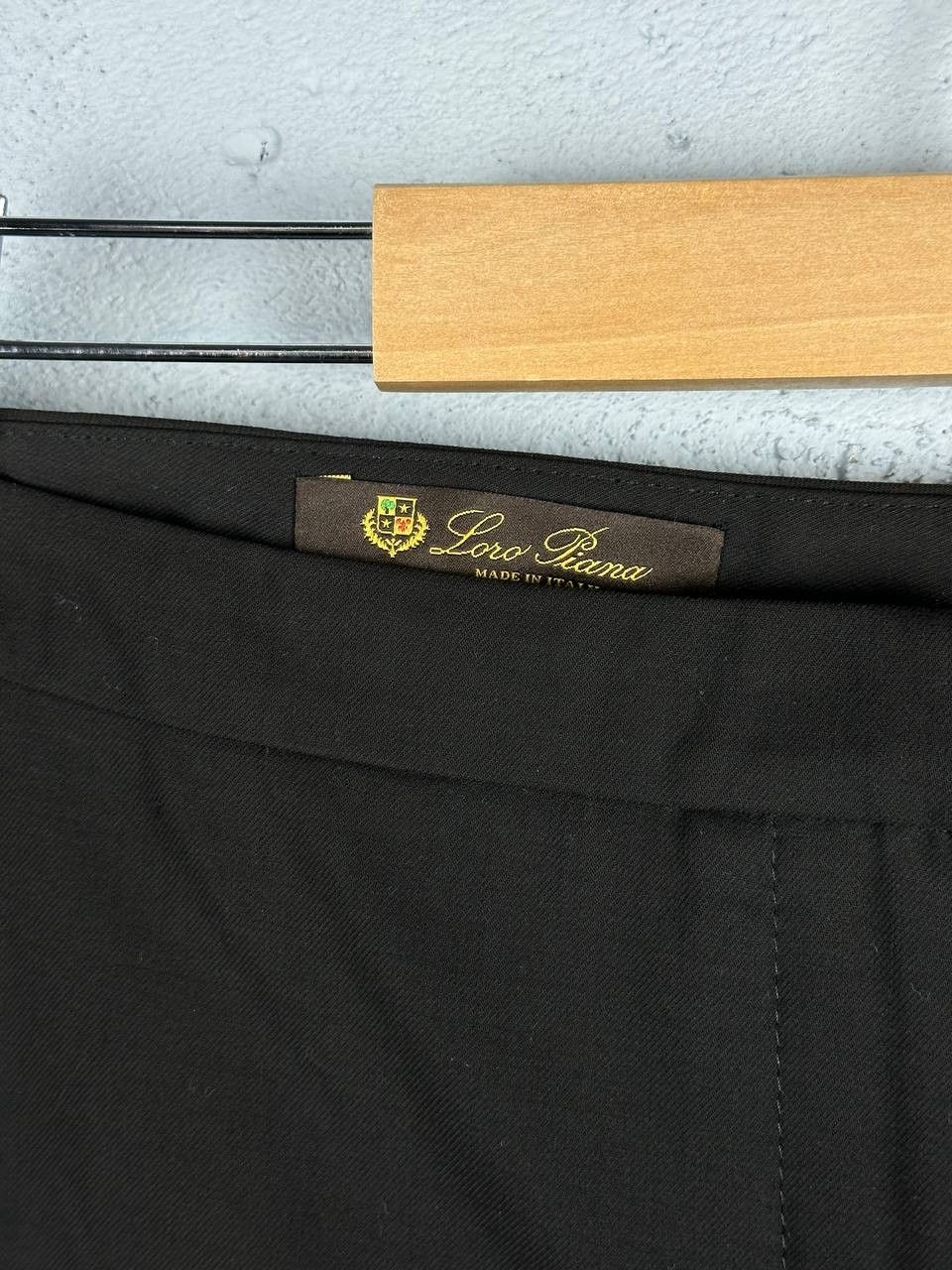 Loro Piana LORO PIANA Wool Women Wide Casual Trousers Size 28" / US 6 / IT 42 - 4 Thumbnail