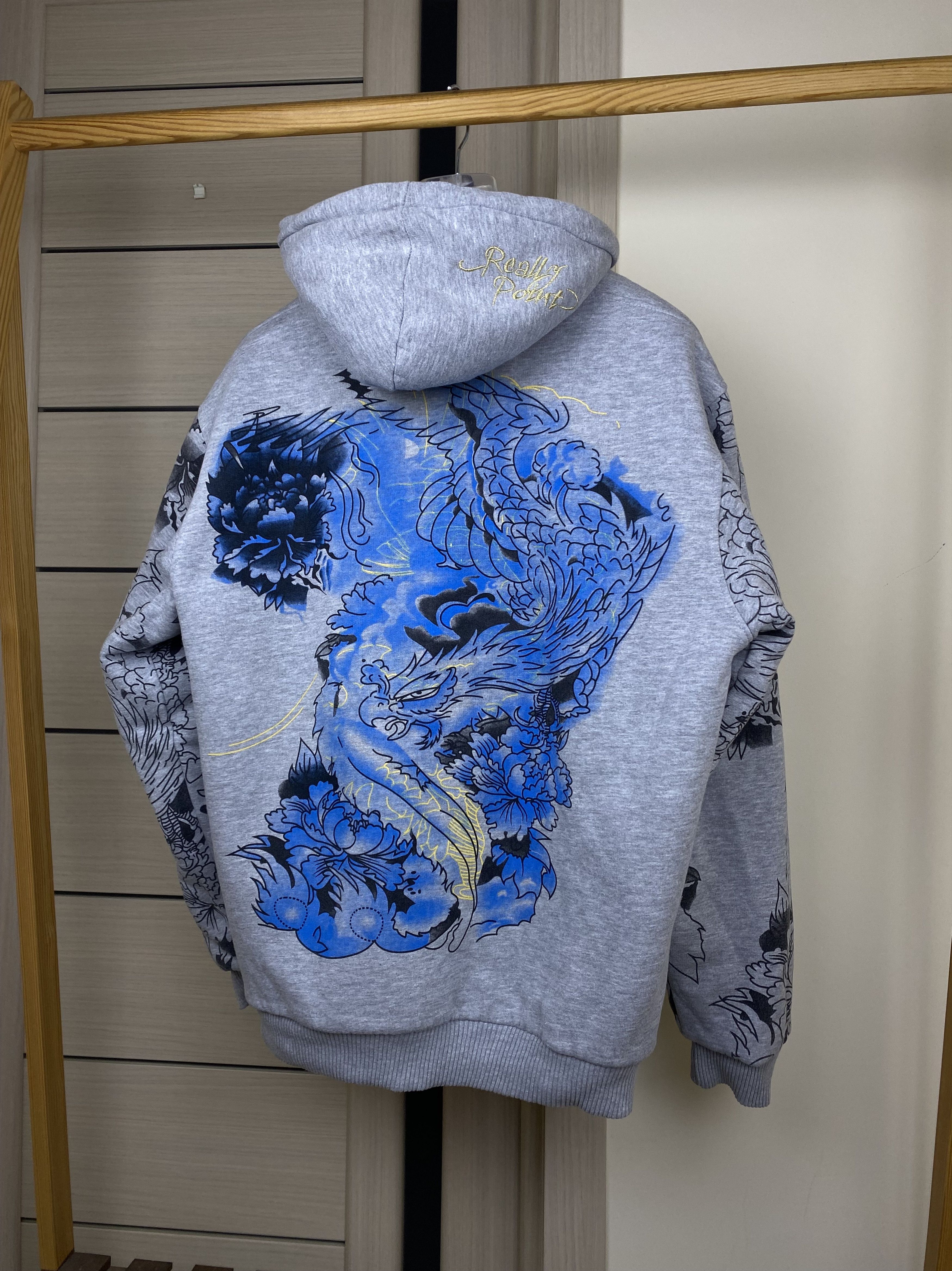 Christian Audigier Vintage Really Point Faux Fur Lined Zip Hoodie Like Ed Hardy Size US XXL / EU 58 / 5 - 8 Thumbnail